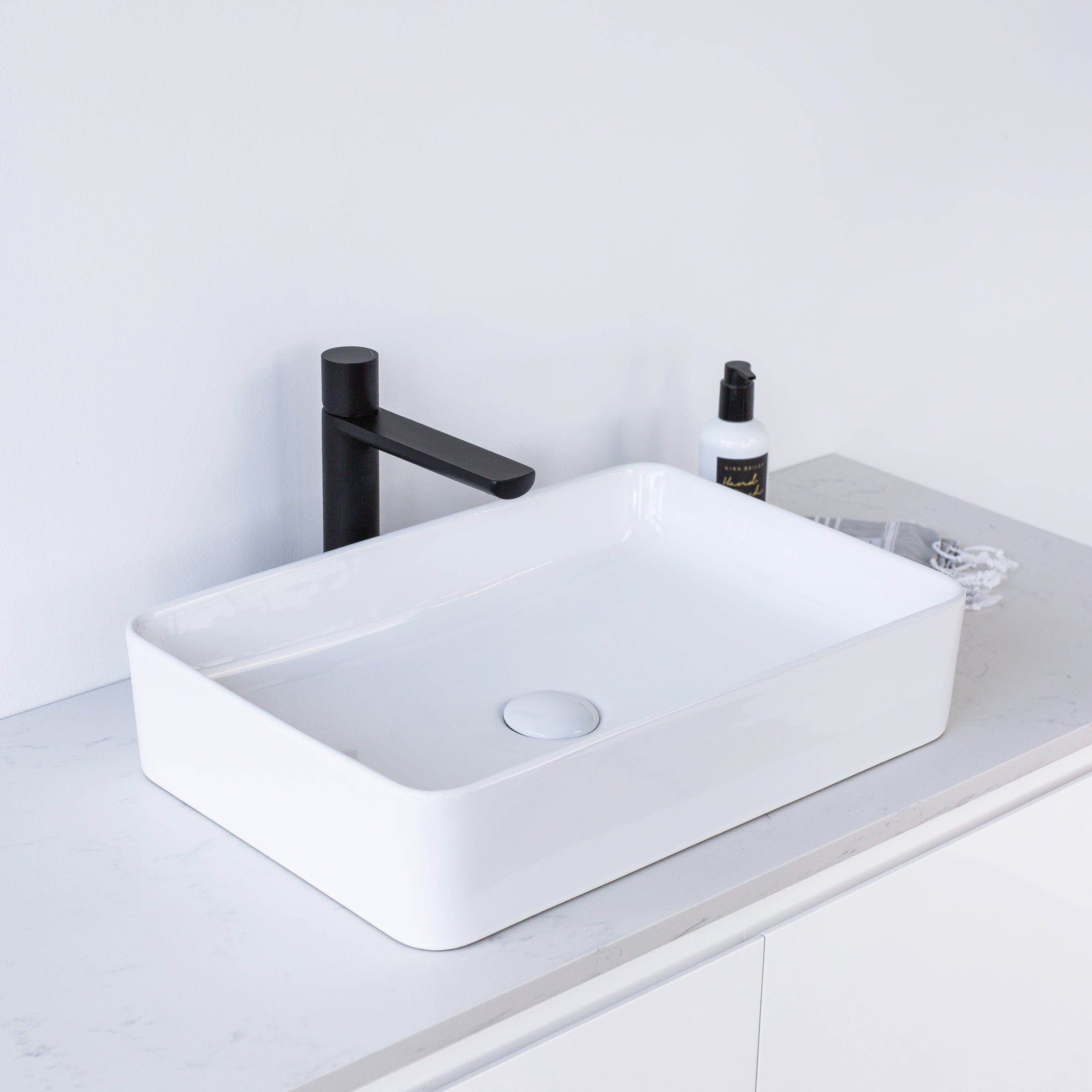 Tranquil Above Counter Basin Gloss White