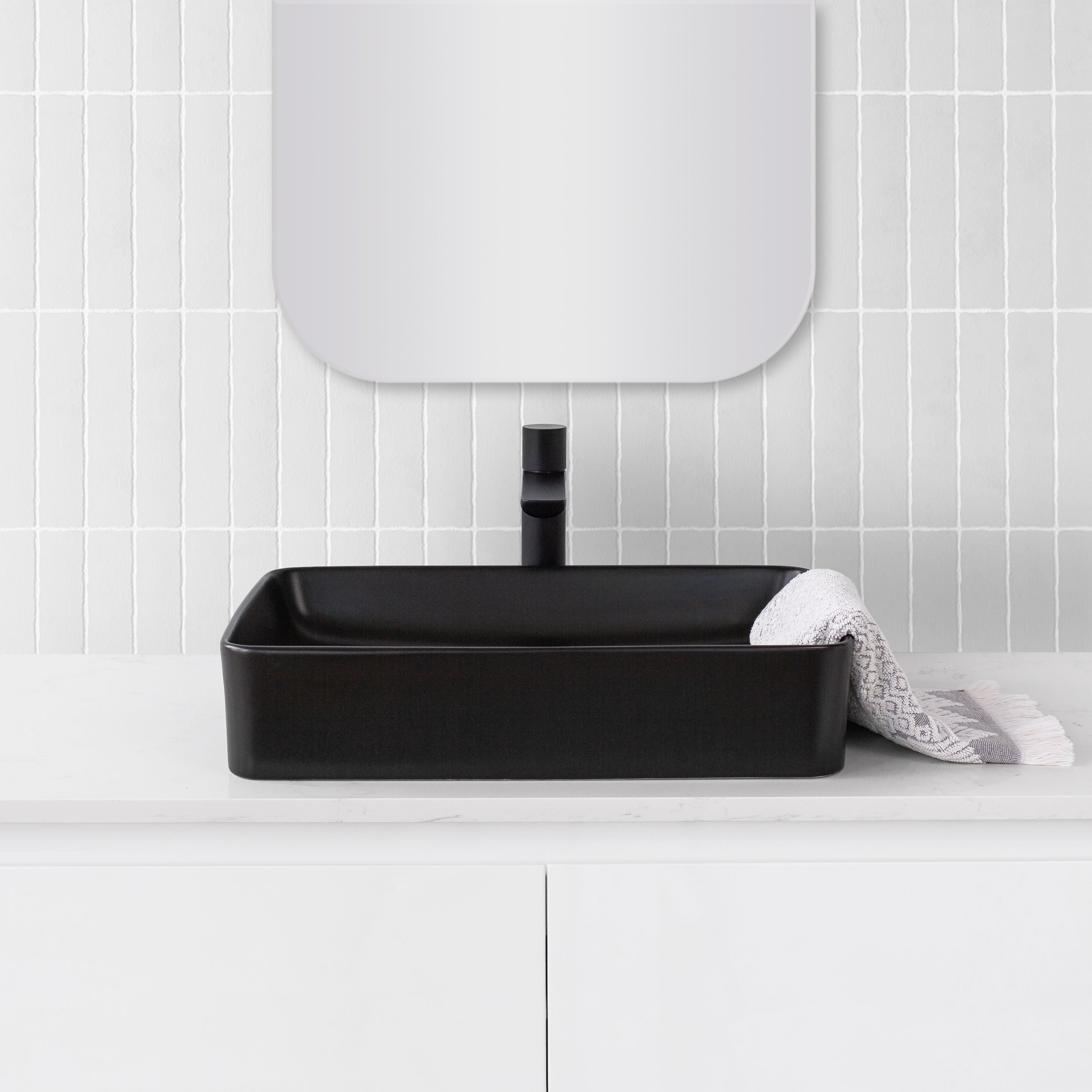 Tranquil Above Counter Basin Matte Black