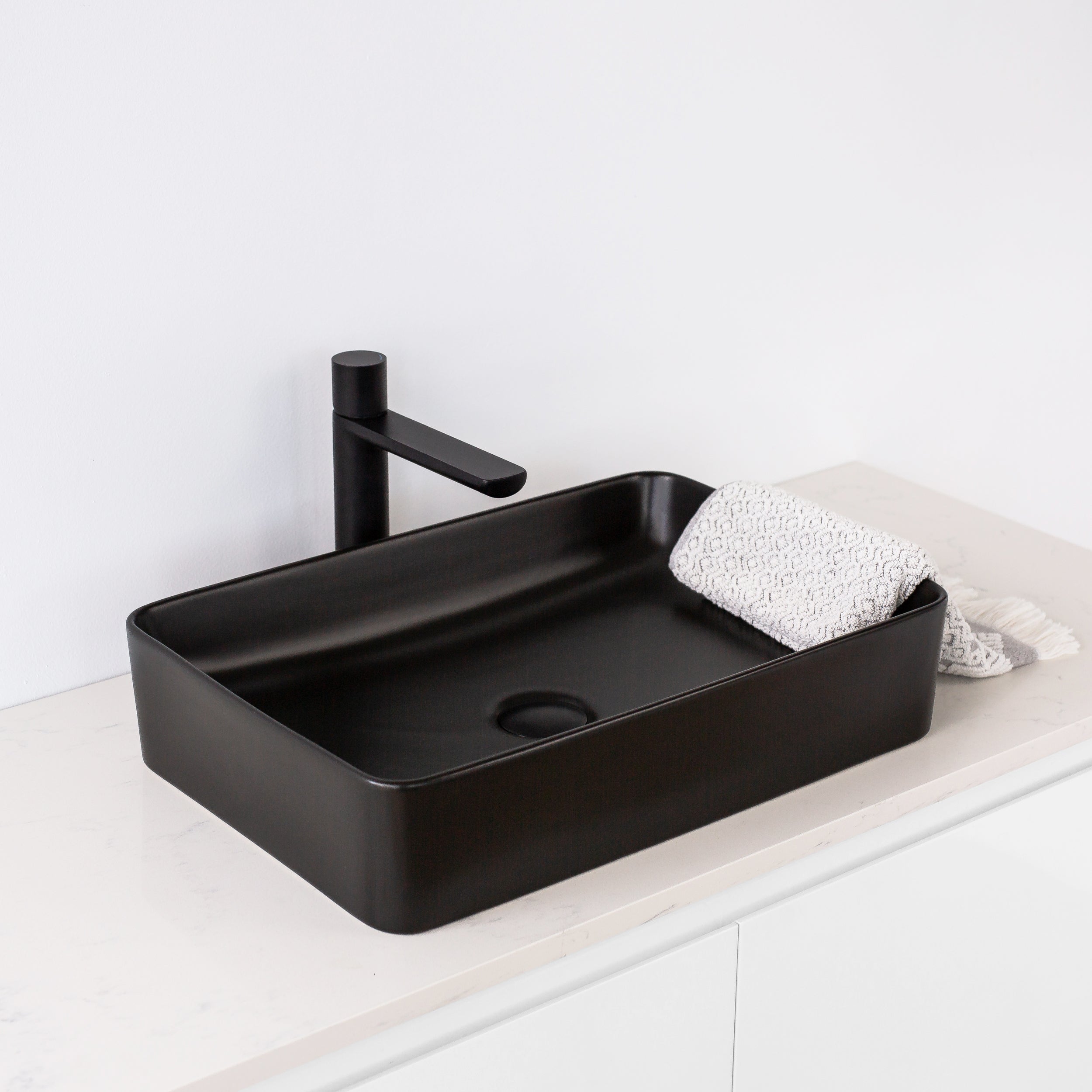 Tranquil Above Counter Basin Matte Black