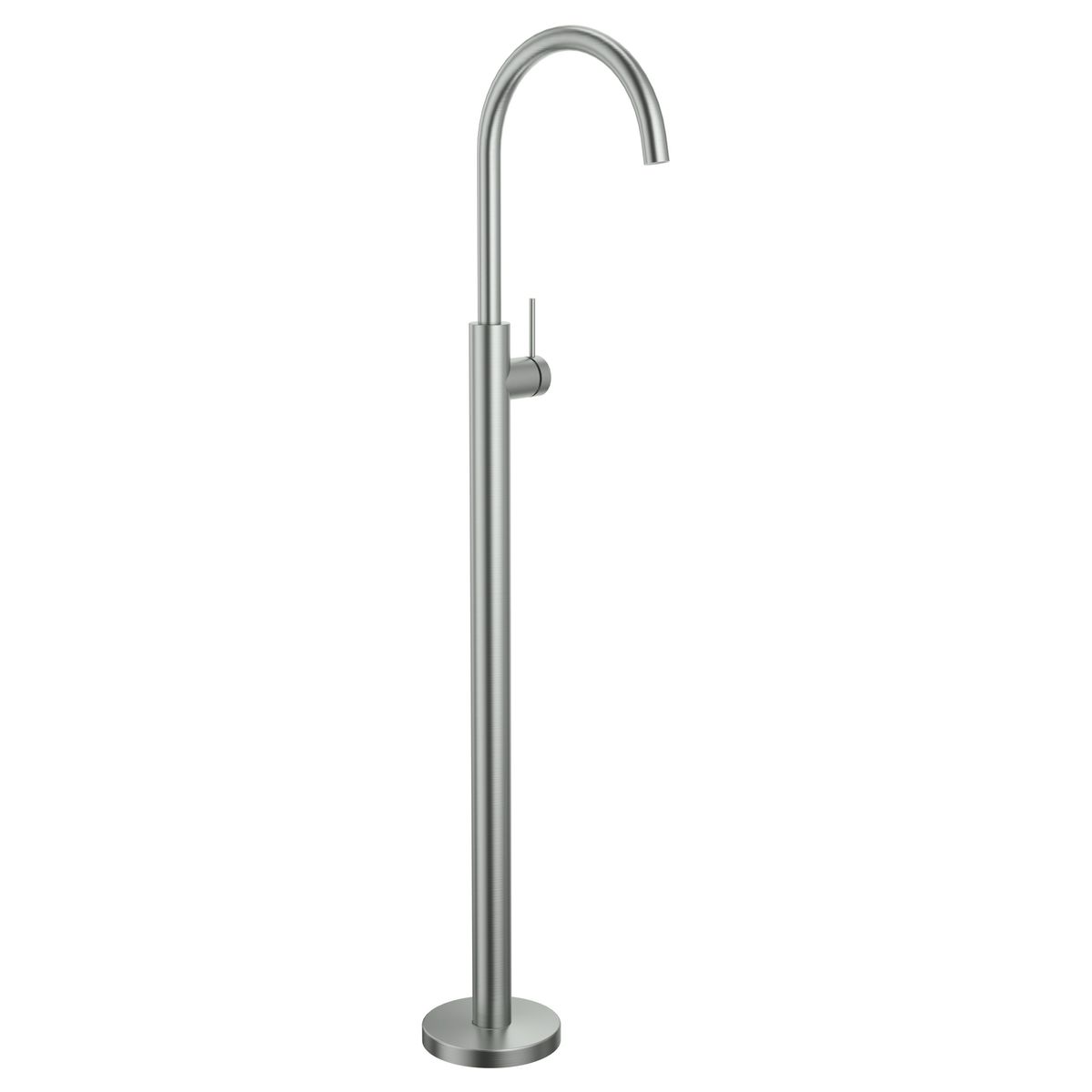 Mica Freestanding Bath Mixer, Brushed Nickel