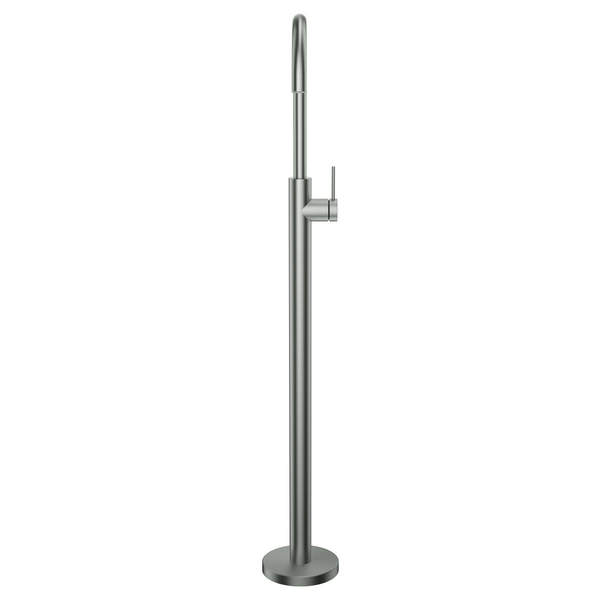 Mica Freestanding Bath Mixer, Brushed Nickel