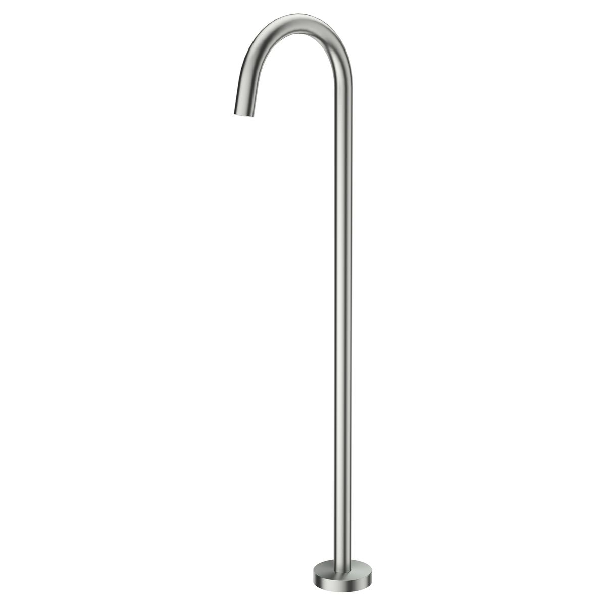 Mica Freestanding Bath Spout, Brushed Nickel