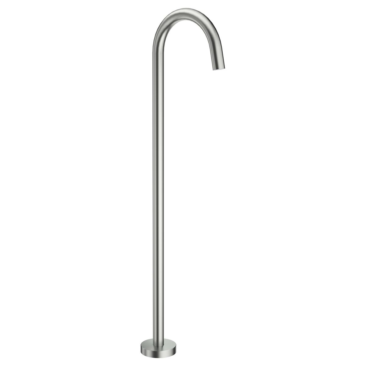 Mica Freestanding Bath Spout, Brushed Nickel