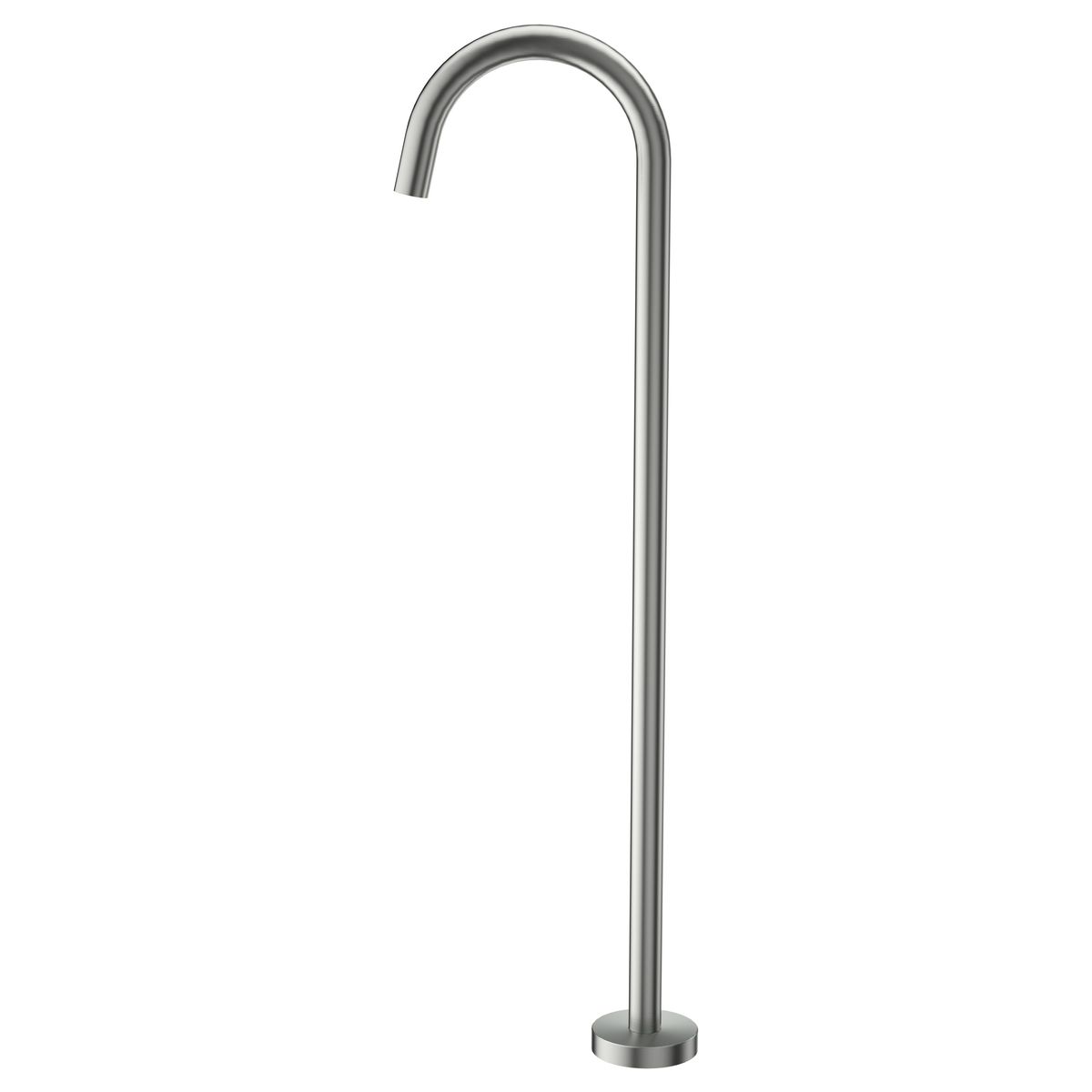 Mica Freestanding Bath Spout, Brushed Nickel