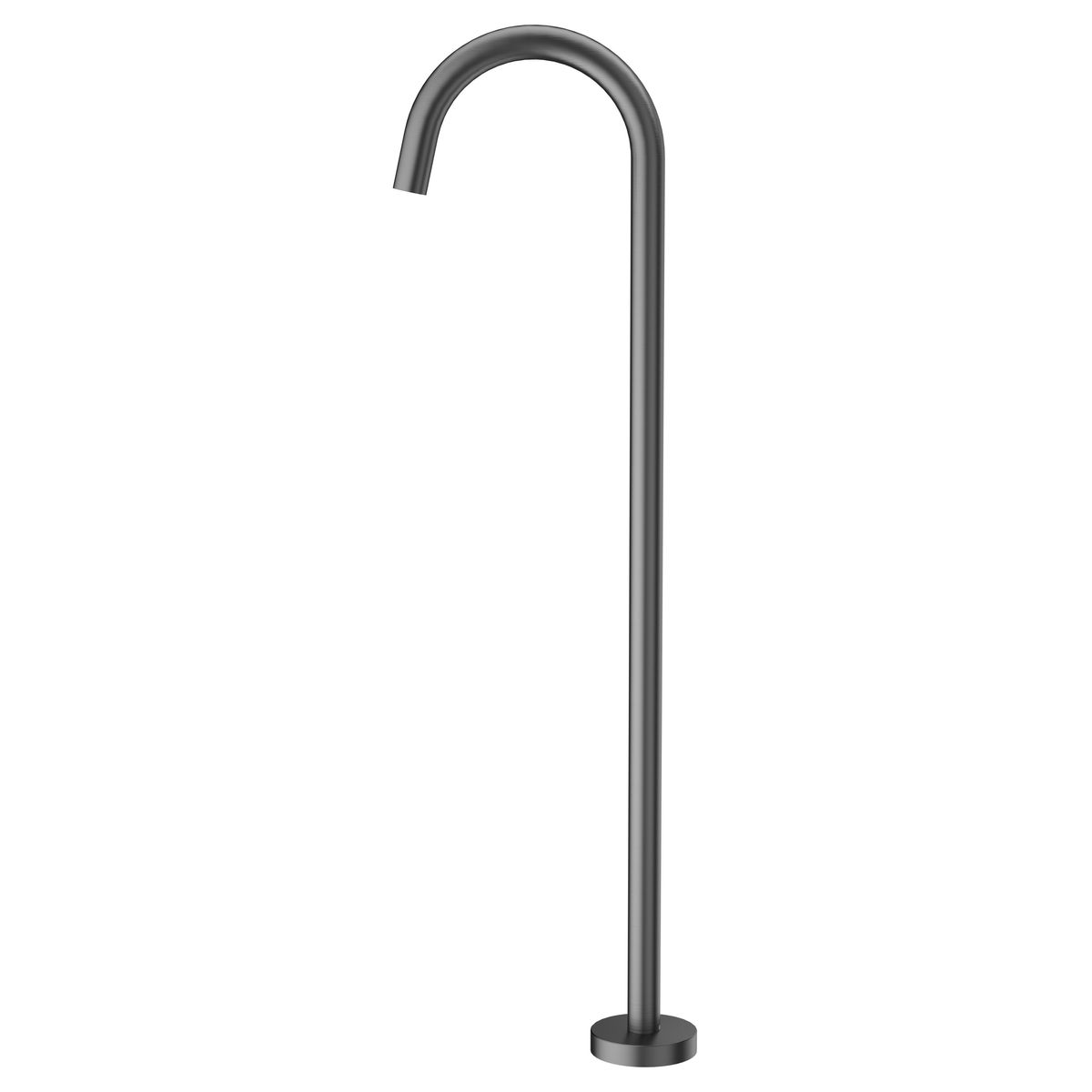 Mica Freestanding Bath Spout, Gunmetal