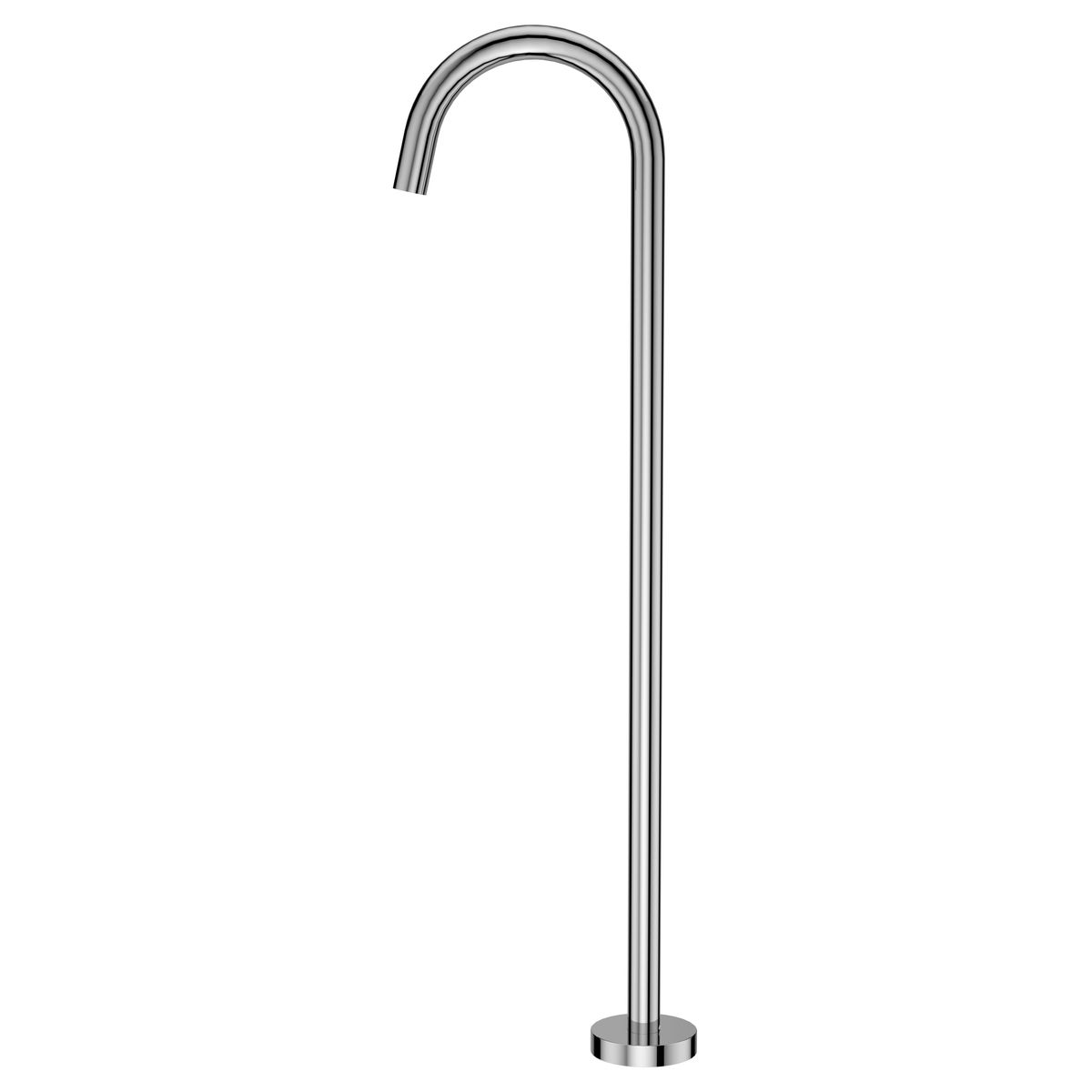 Mica Freestanding Bath Spout, Chrome