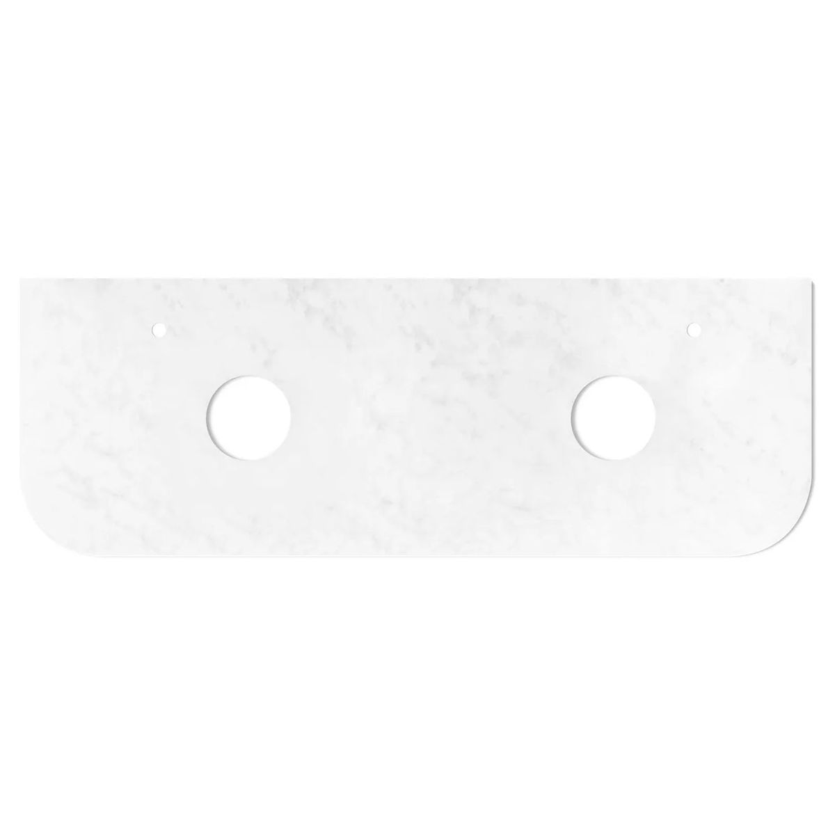 Bondi Satin White 1500mm Fluted Curve Vanity