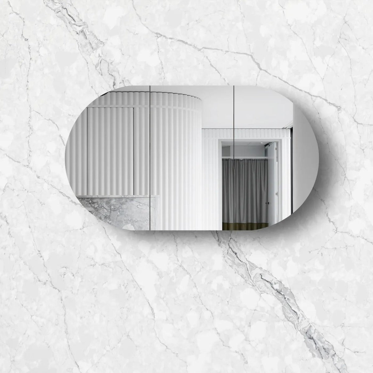Bondi 1500X900 Shaving Cabinet - Matte White