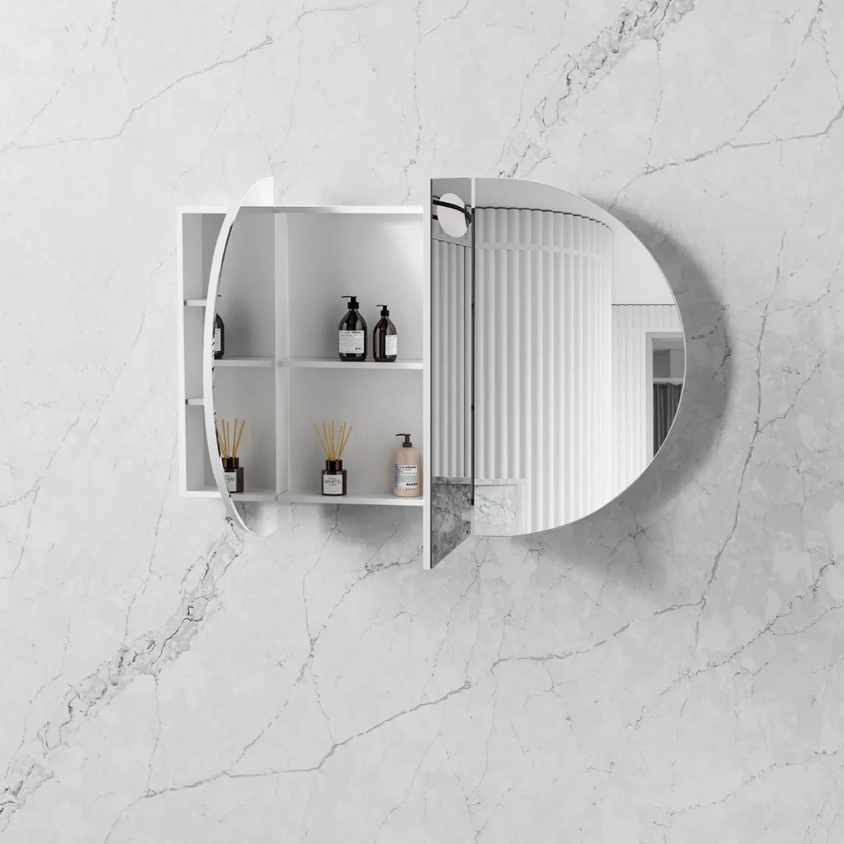 Bondi 1500X900 Shaving Cabinet - Matte White