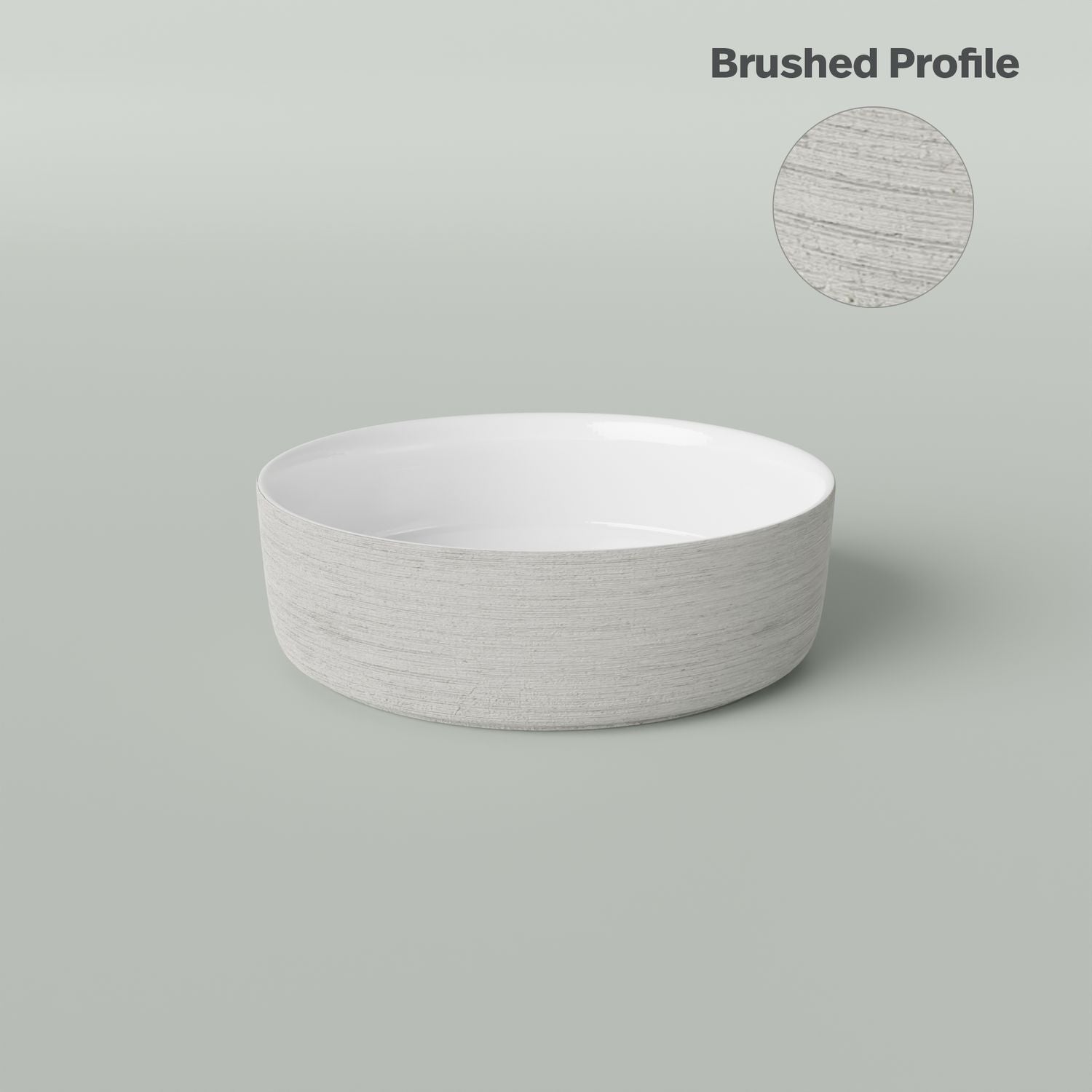 Paco Above Counter Basin - Brushed Profile