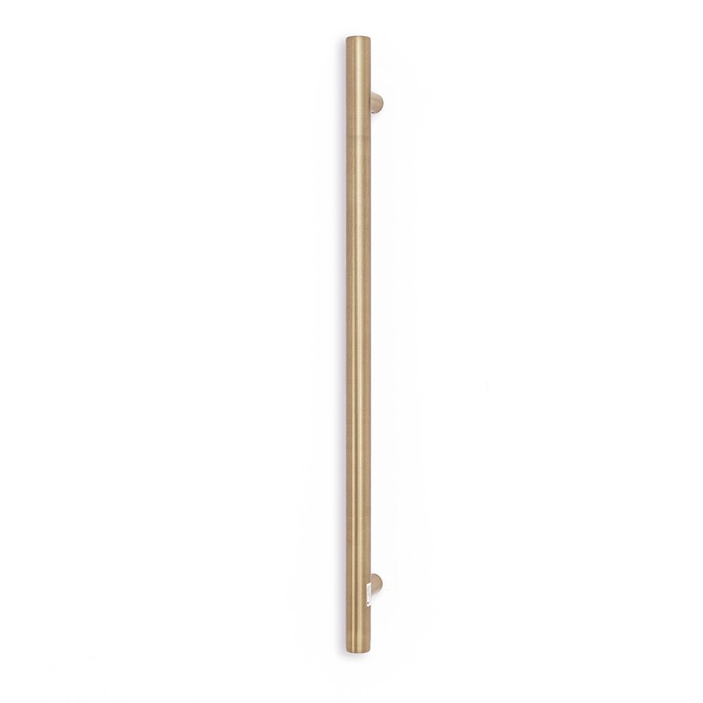 Vertical Single Heated Towel Bar CH-VTR-950 Champagne