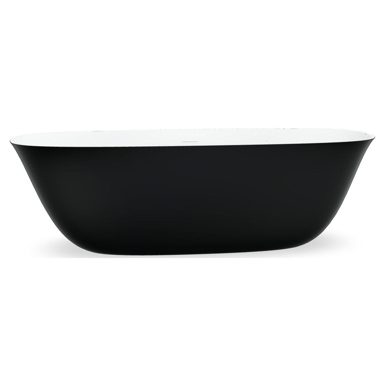Domus Living Livia Freestanding Bath in Matte Black