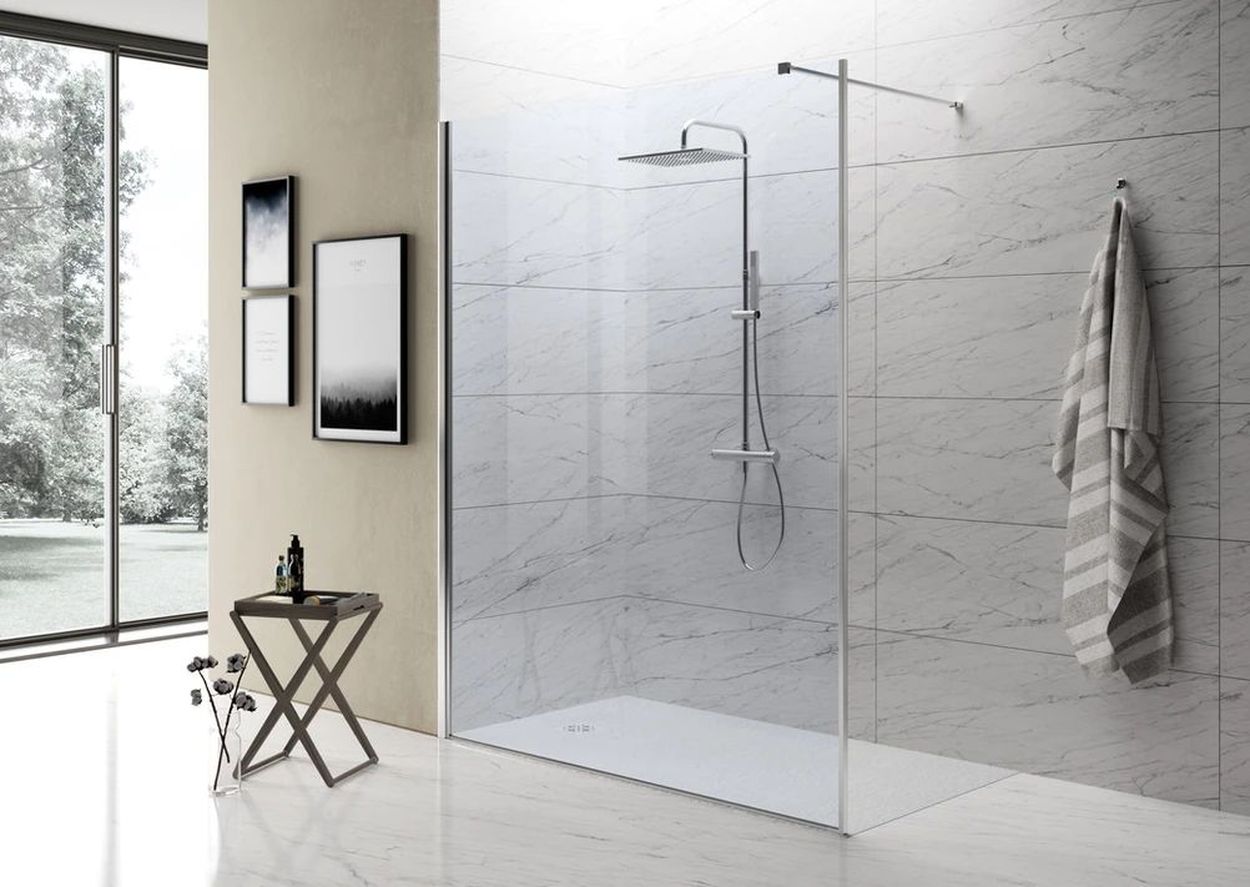 Domus Living Pietra 1000X1000 Shower Floor in Bianco (Matte White)