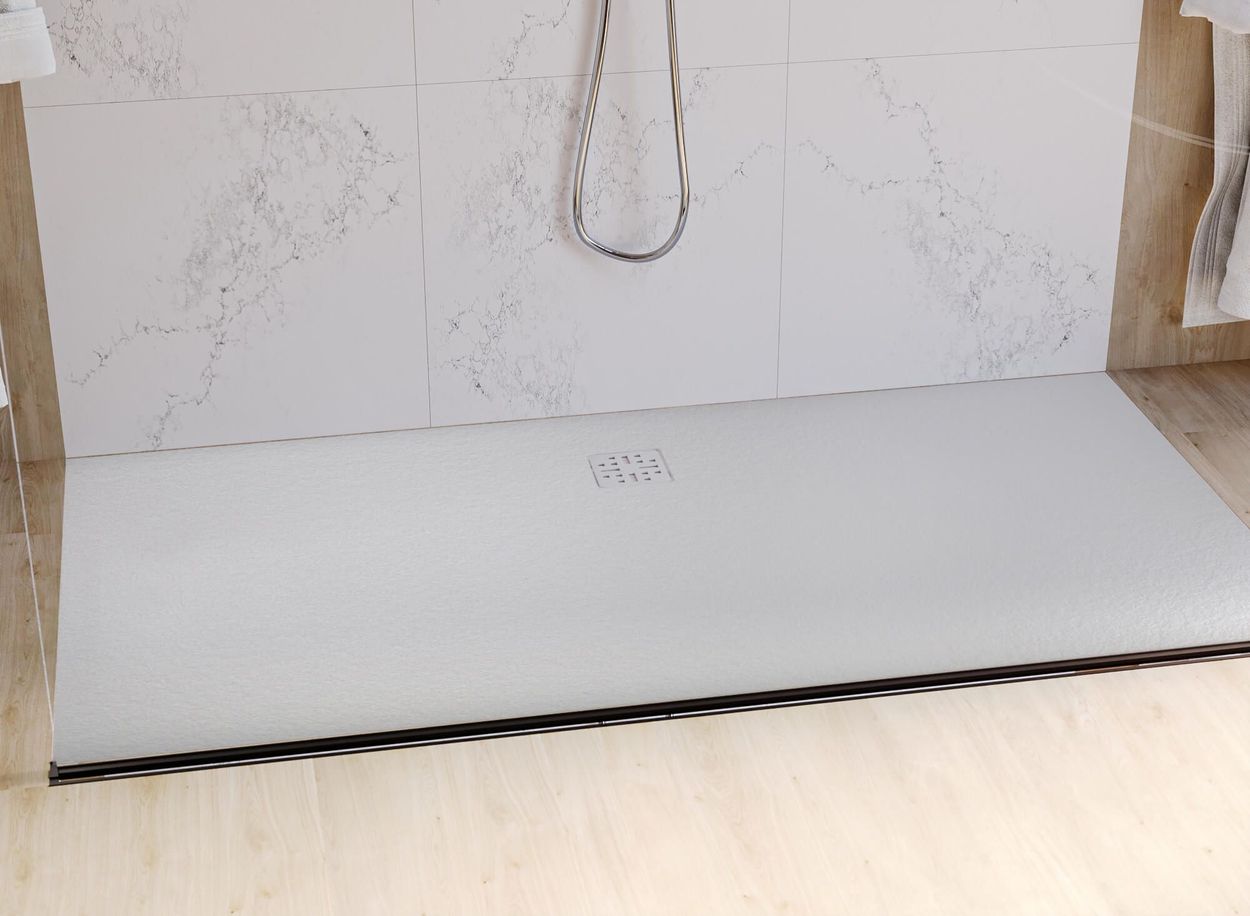 Domus Living Pietra 700X900 Shower Floor in Bianco (Matte White)