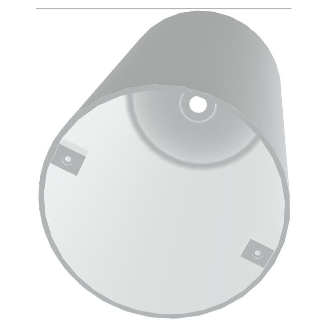 Domus Living Colonna Round 0 Basin in Matte Grey
