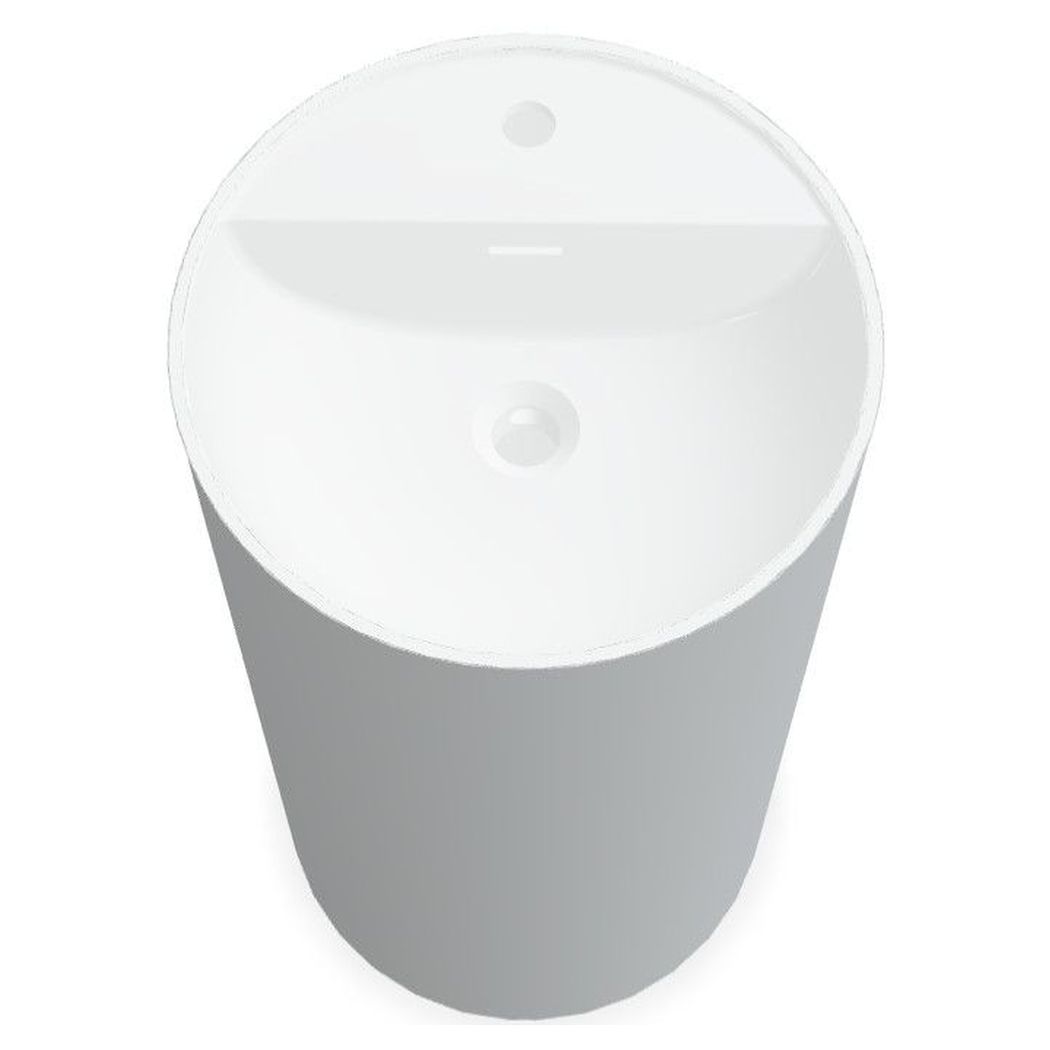 Domus Living Colonna Round X Basin in Matte Grey