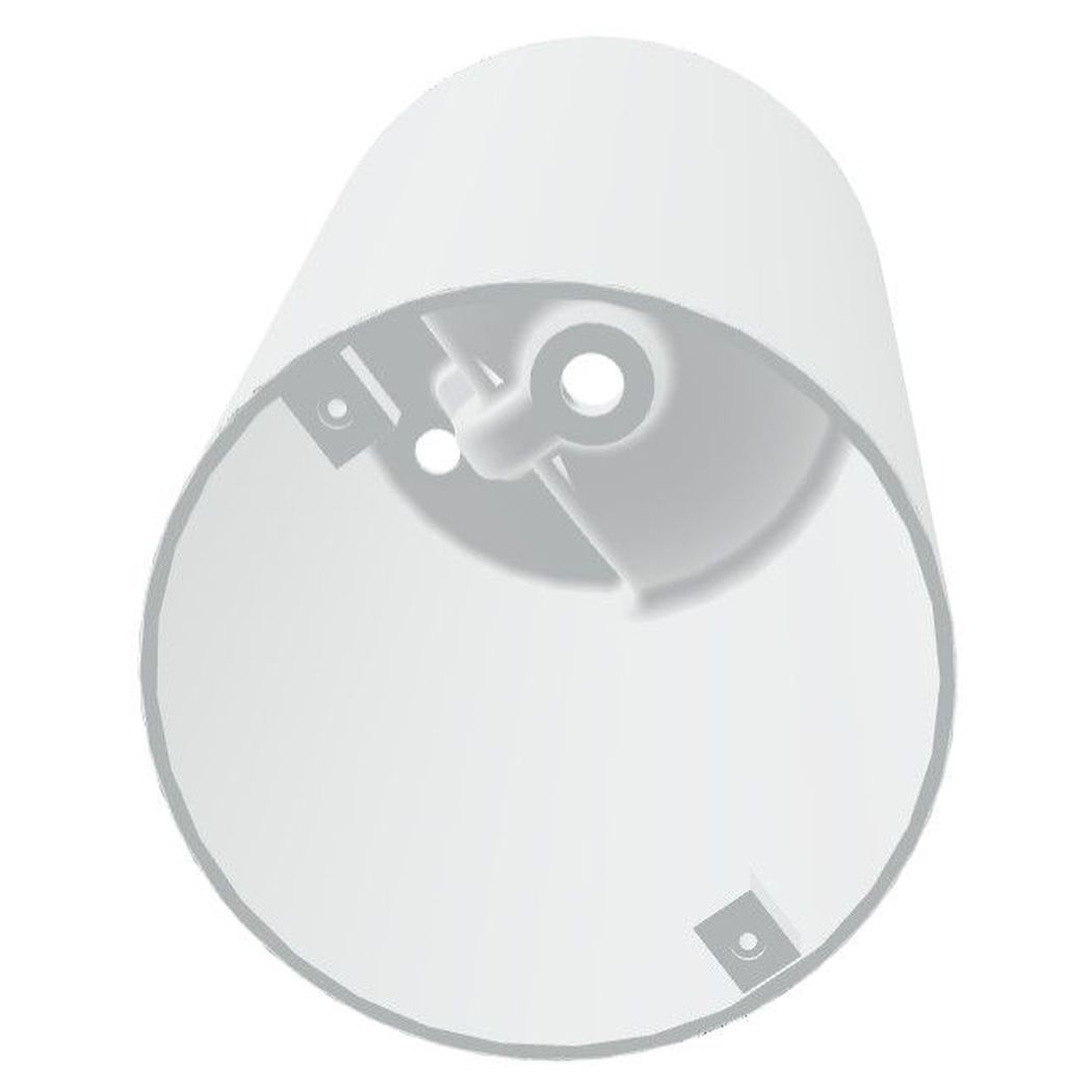 Domus Living Colonna Round X Basin in Matte White