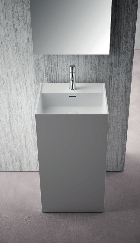 Domus Living Colonna Square X Basin in Matte Grey