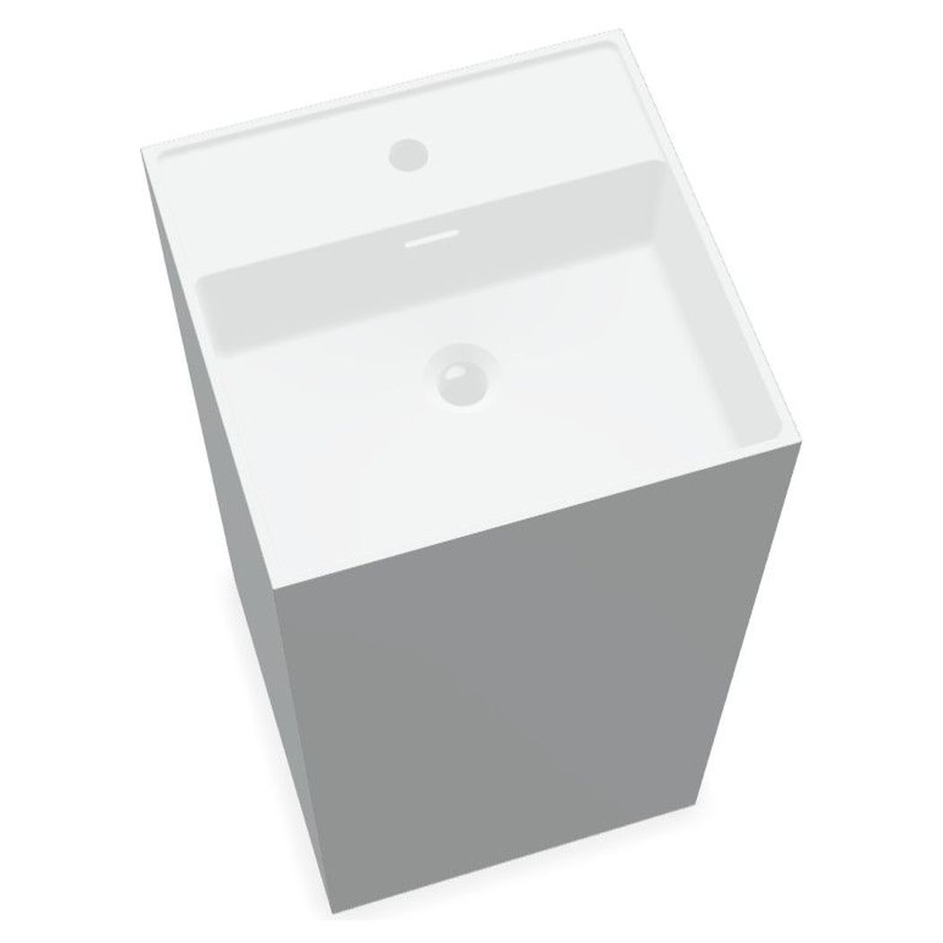 Domus Living Colonna Square X Basin in Matte Grey