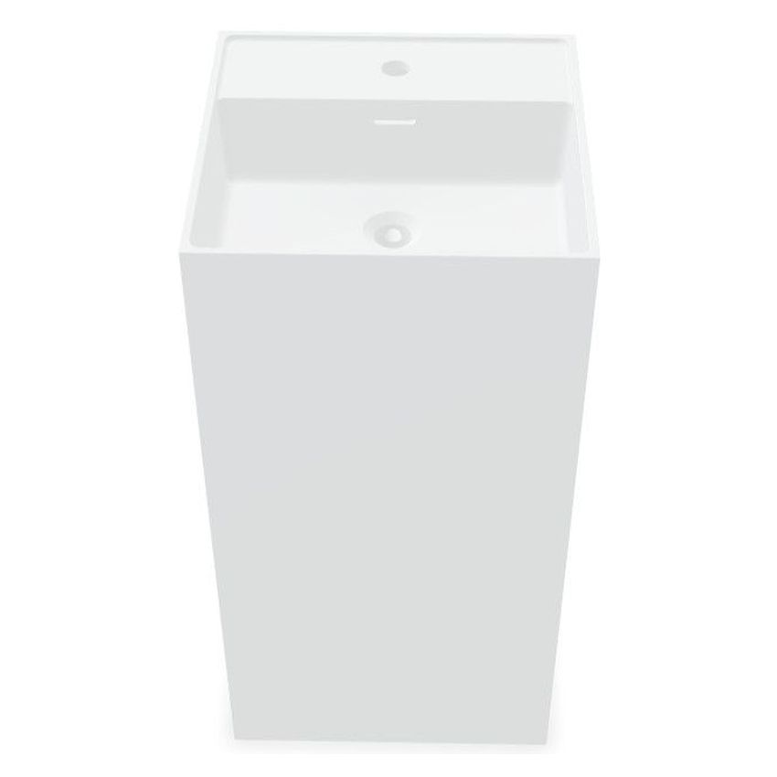 Domus Living Colonna Square X Basin in Matte White
