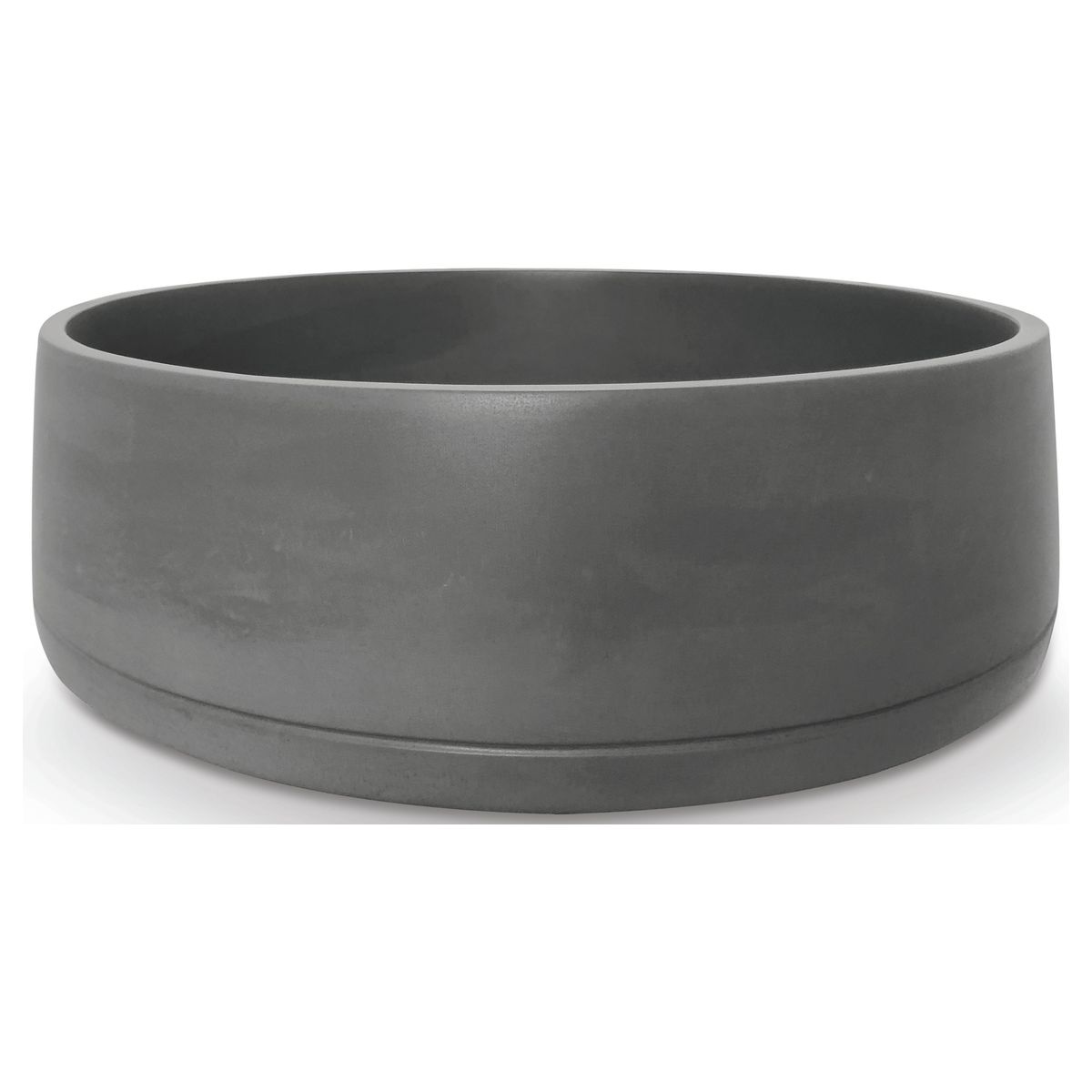 Nood Surface Mount Funl Basin in Mid-Tone-Grey