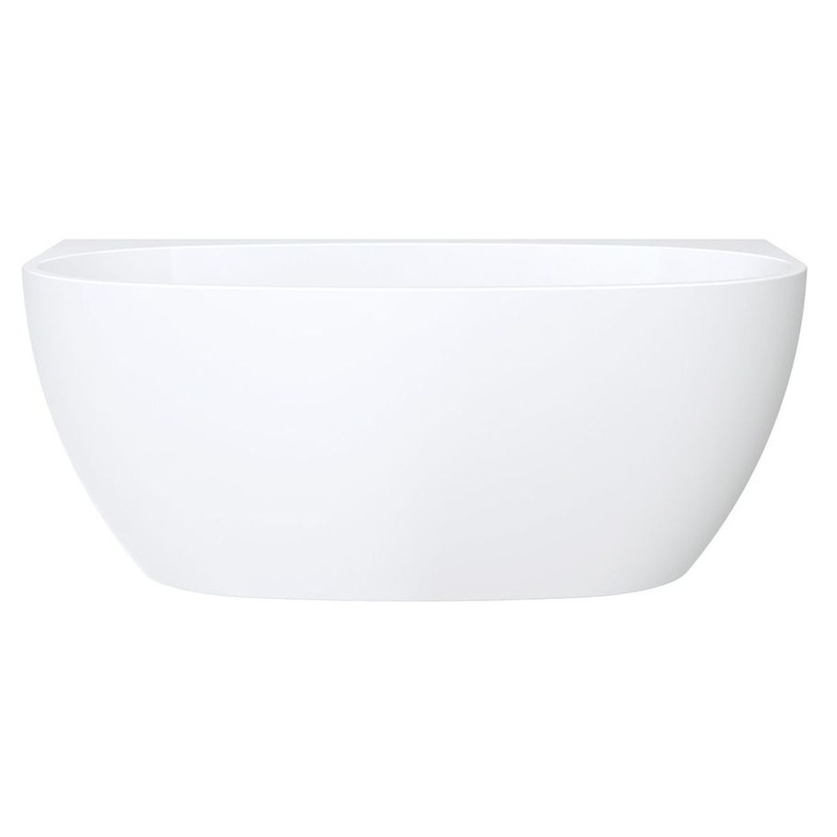 Keeto Back-To-Wall Acrylic Bath - 1500mm