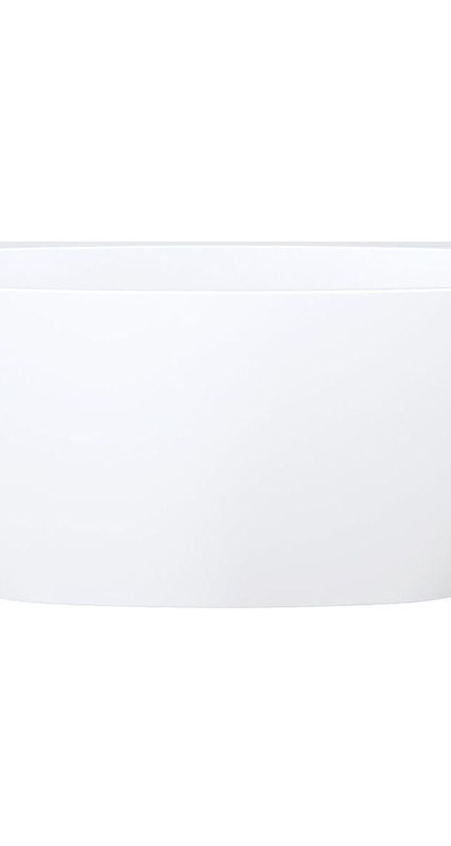 Keeto Back-To-Wall Acrylic Bath - 1500mm