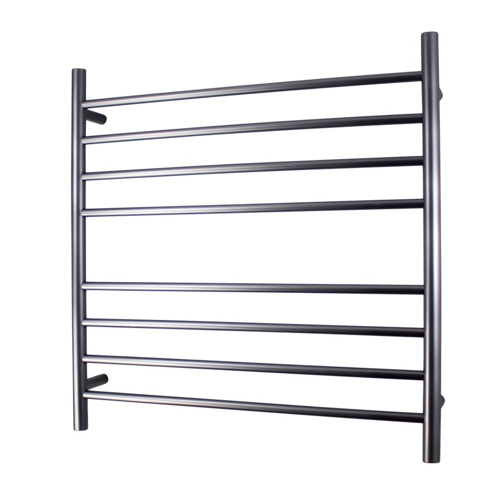 Round Heated Towel Rail GMG-RTR06RIGHT Gun Metal Grey
