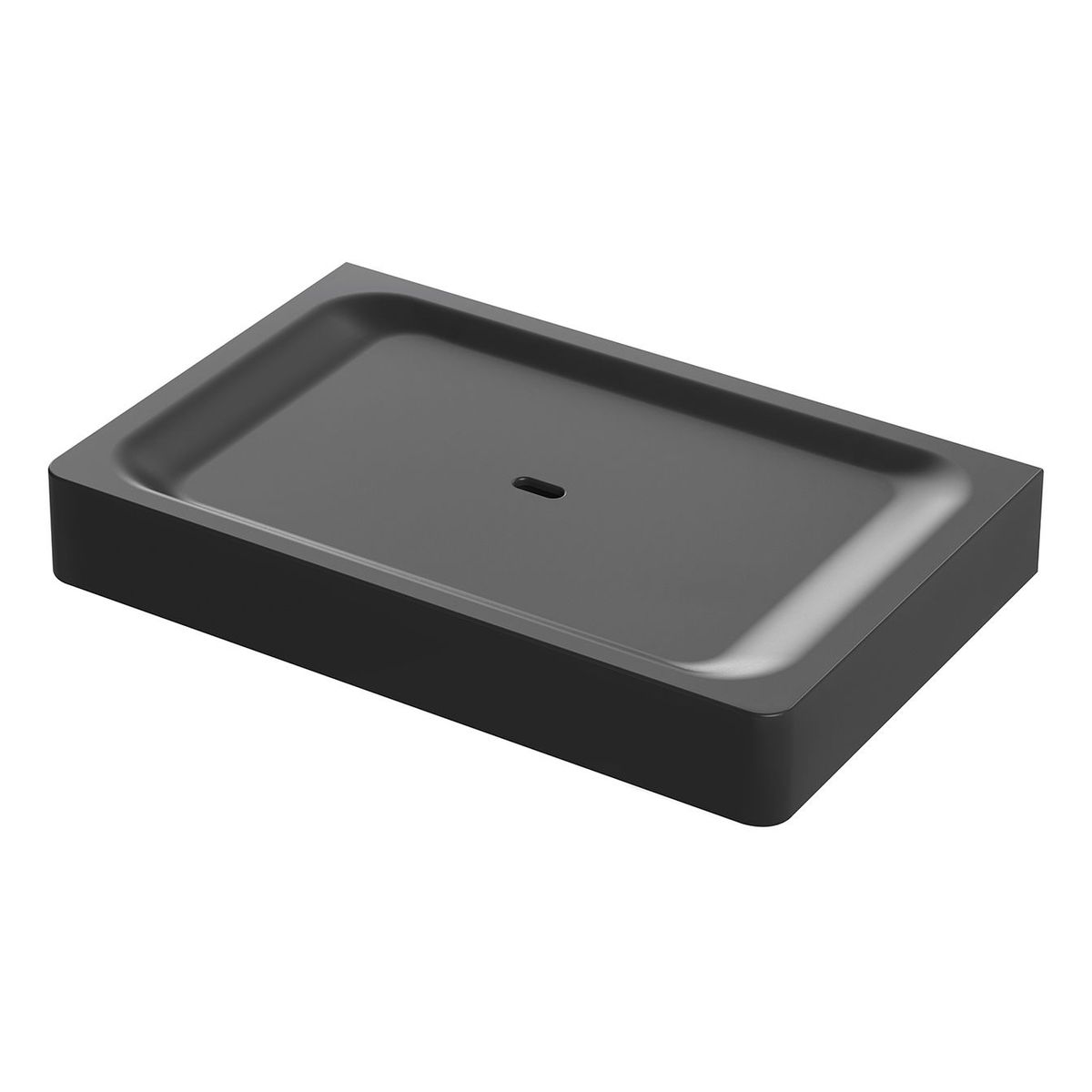 Gloss Soap Dish - Matte Black