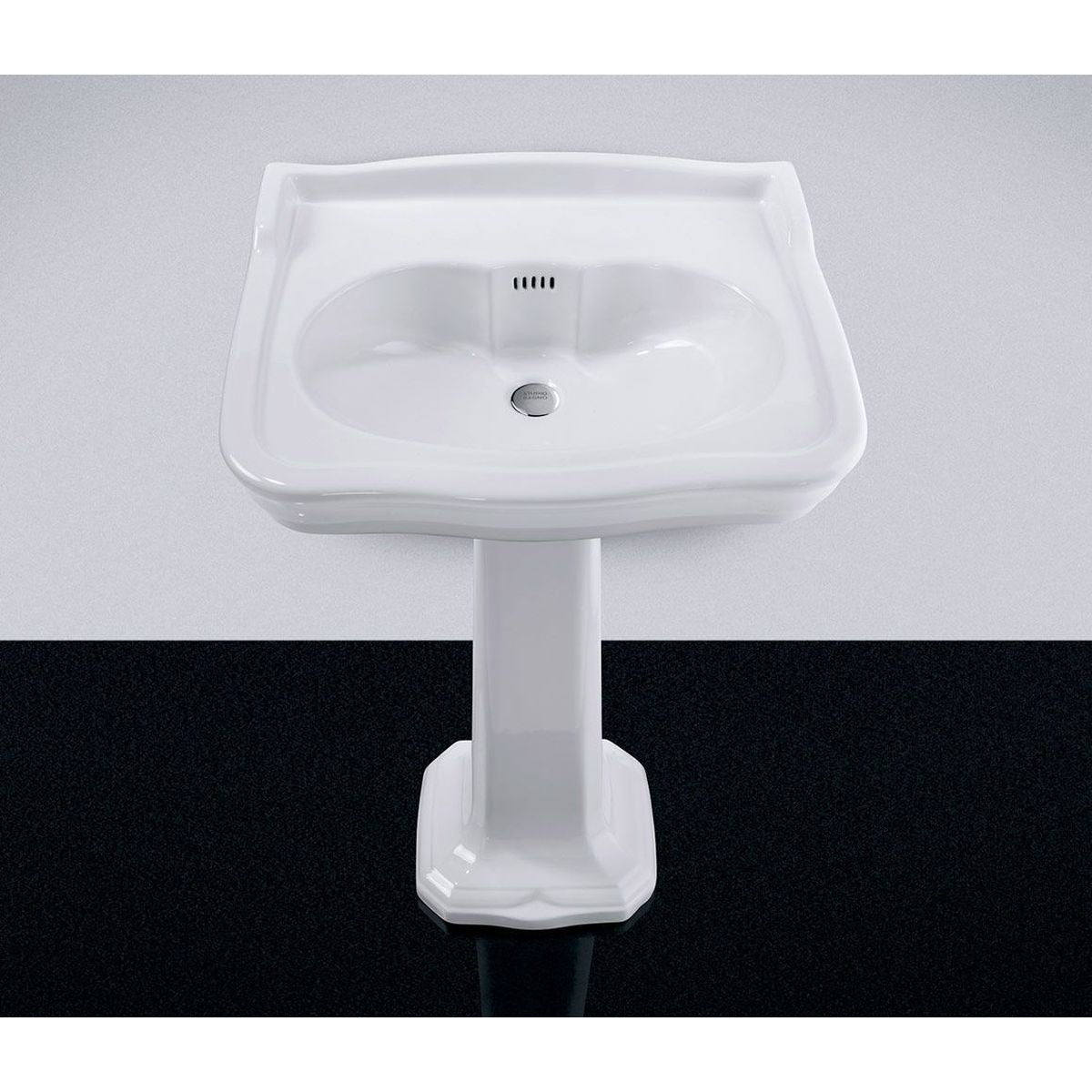 Studio Bagno Impero 70 Pedestal & Basin - 3 Tapholes