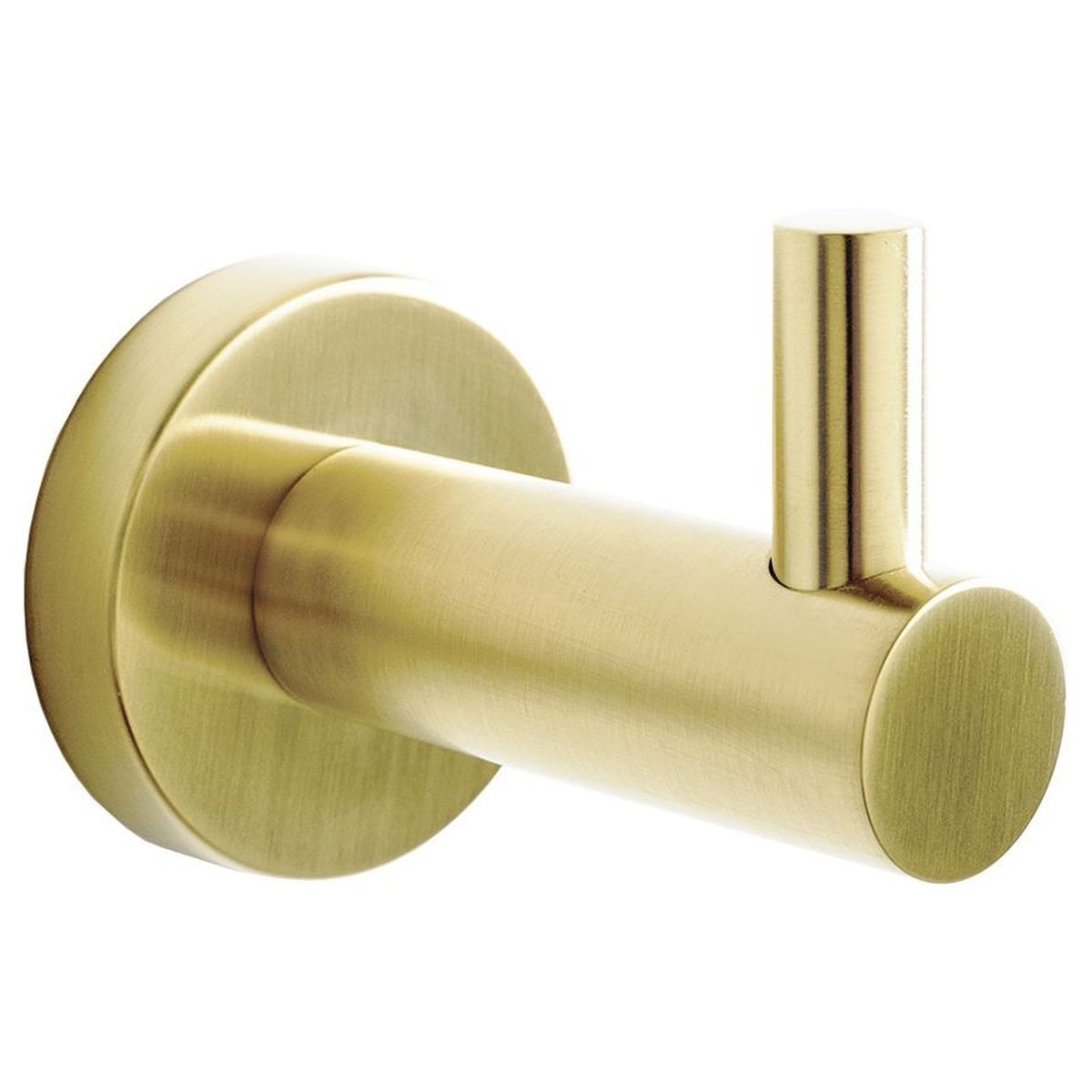 Bloom Robe Hook in Light Brushed Brass (PVD)
