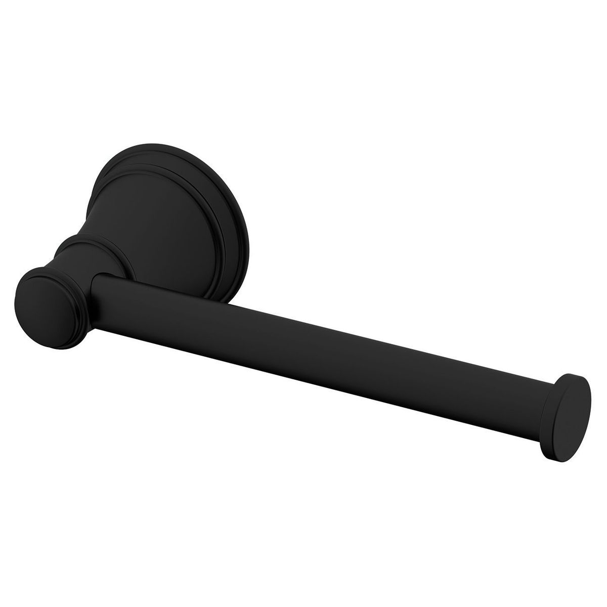 Eternal Toilet Roll Holder in Matte Black (Electroplated)