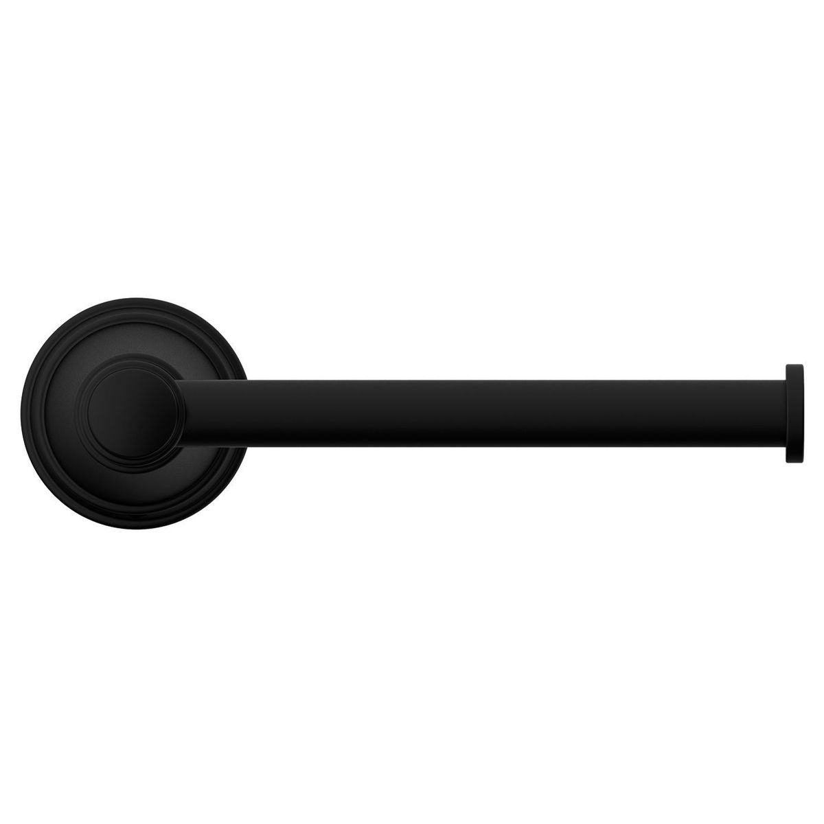 Eternal Toilet Roll Holder in Matte Black (Electroplated)
