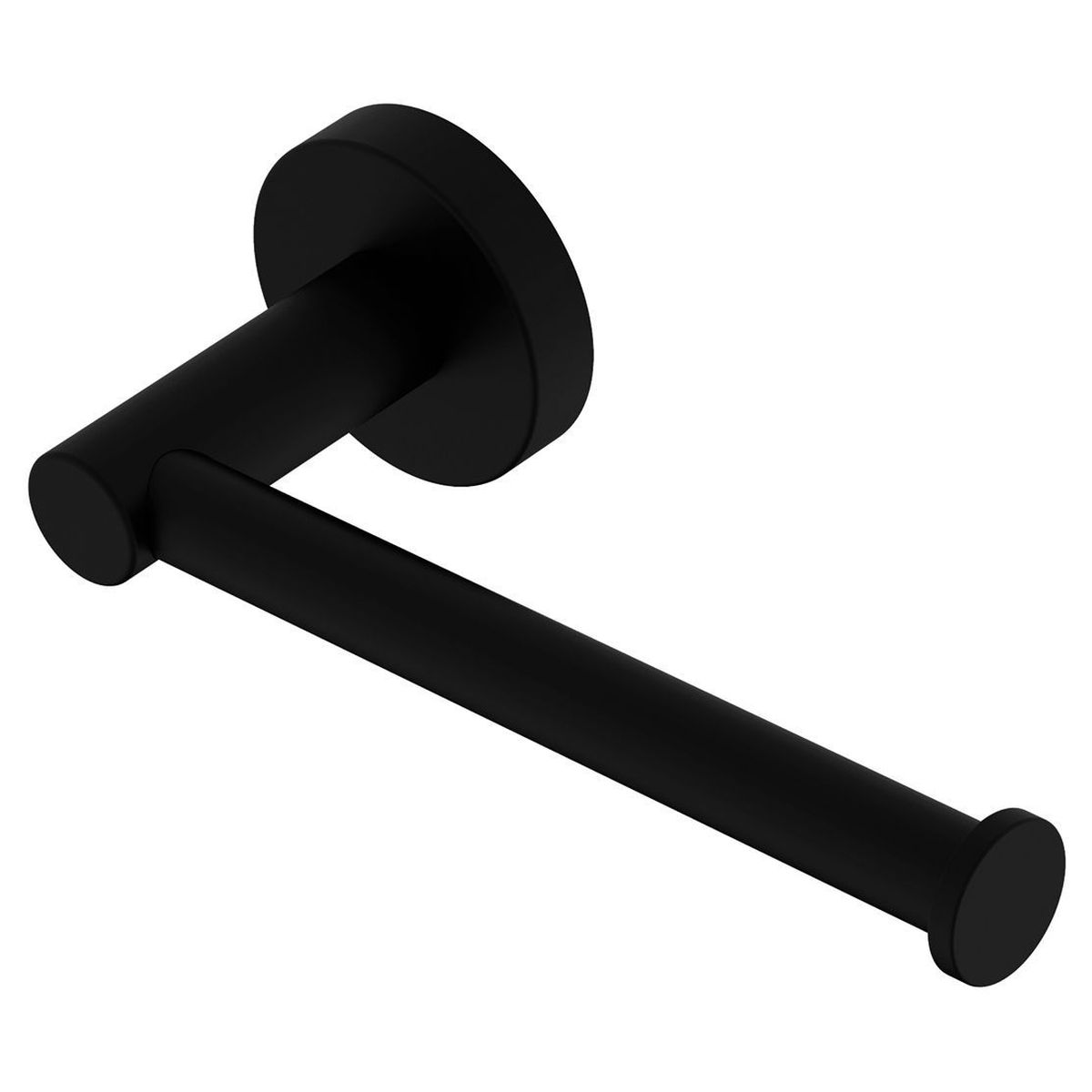 Soul Toilet Roll Holder in Matte Black (Electroplated)