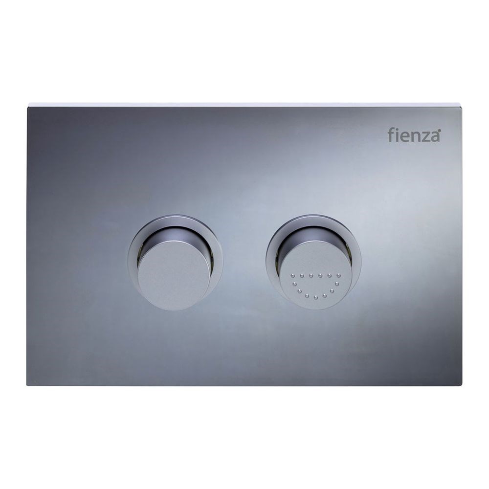 R&T Raised Care Flush Buttons, Chrome