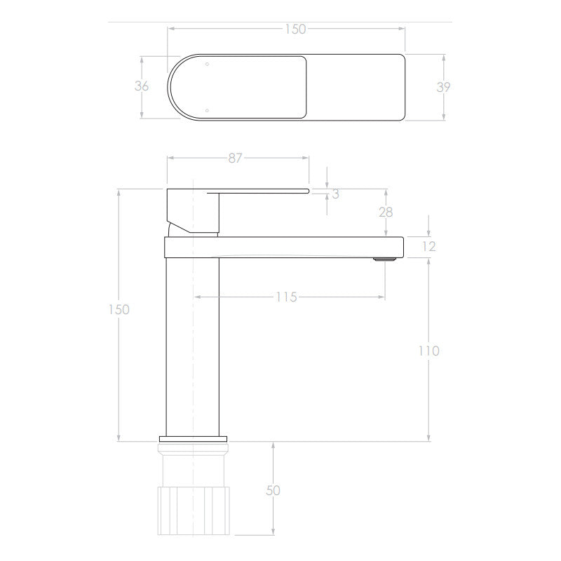 Cosmopolitan Basin Mixer in Chrome