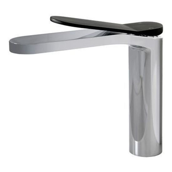 Liberty Basin Mixer in Matte Black & Chrome (Matte Black Electroplated)