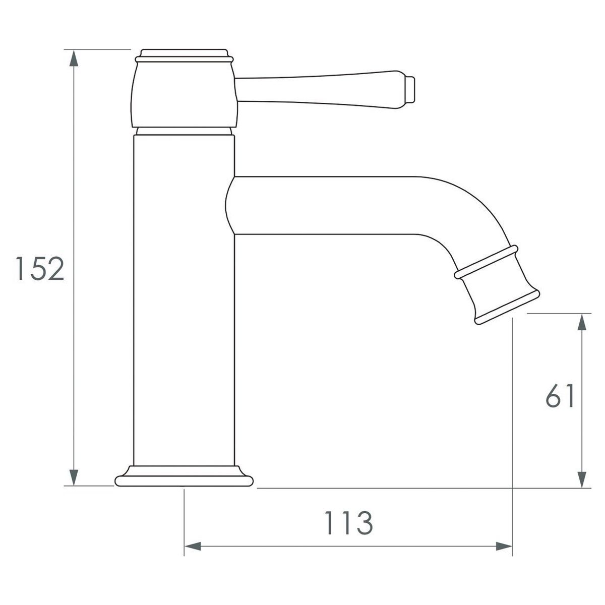 Eternal Basin Mixer in Brushed Nickel (PVD)