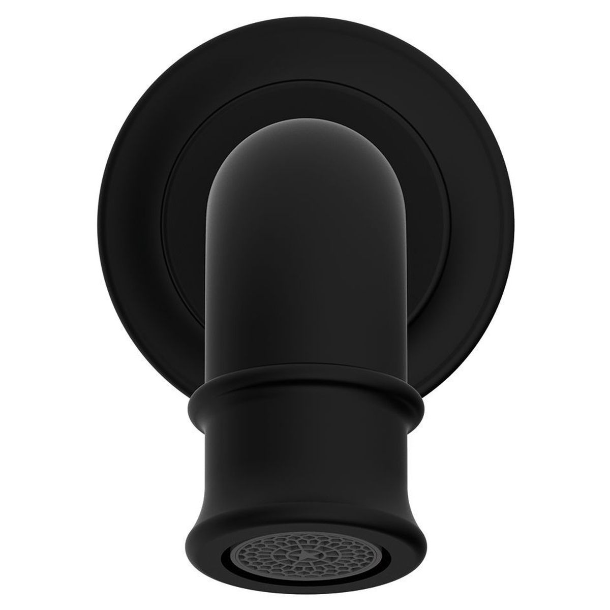Eternal Wall Spout in Matte Black (Electroplated)