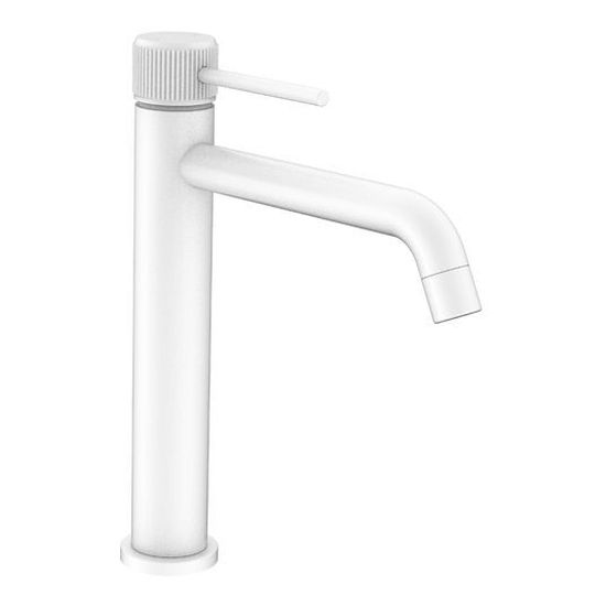 Soul Groove Extended Basin Mixer in Matte White (Powder coated)