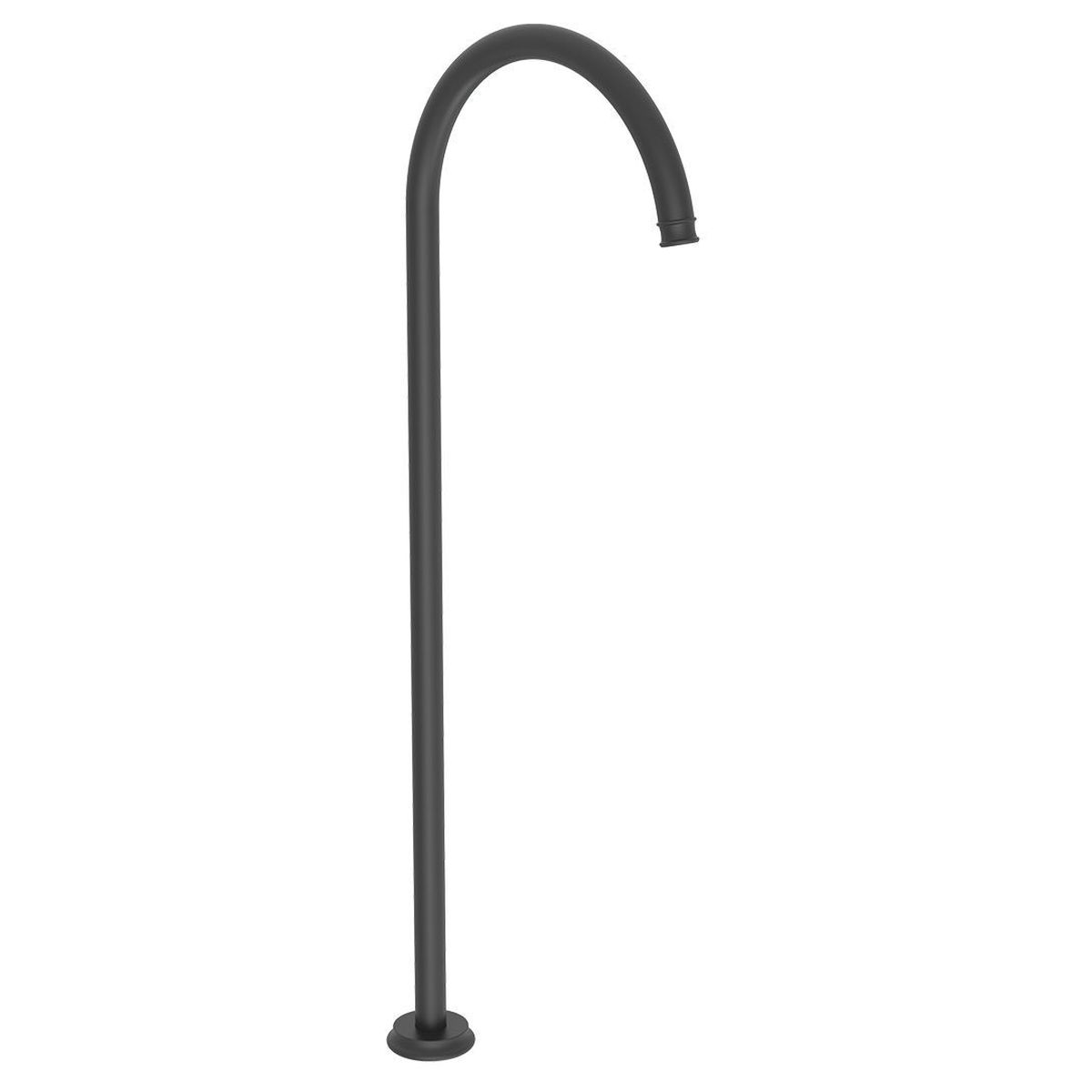 Eternal Floor Spout in Matte Black (Electroplated)