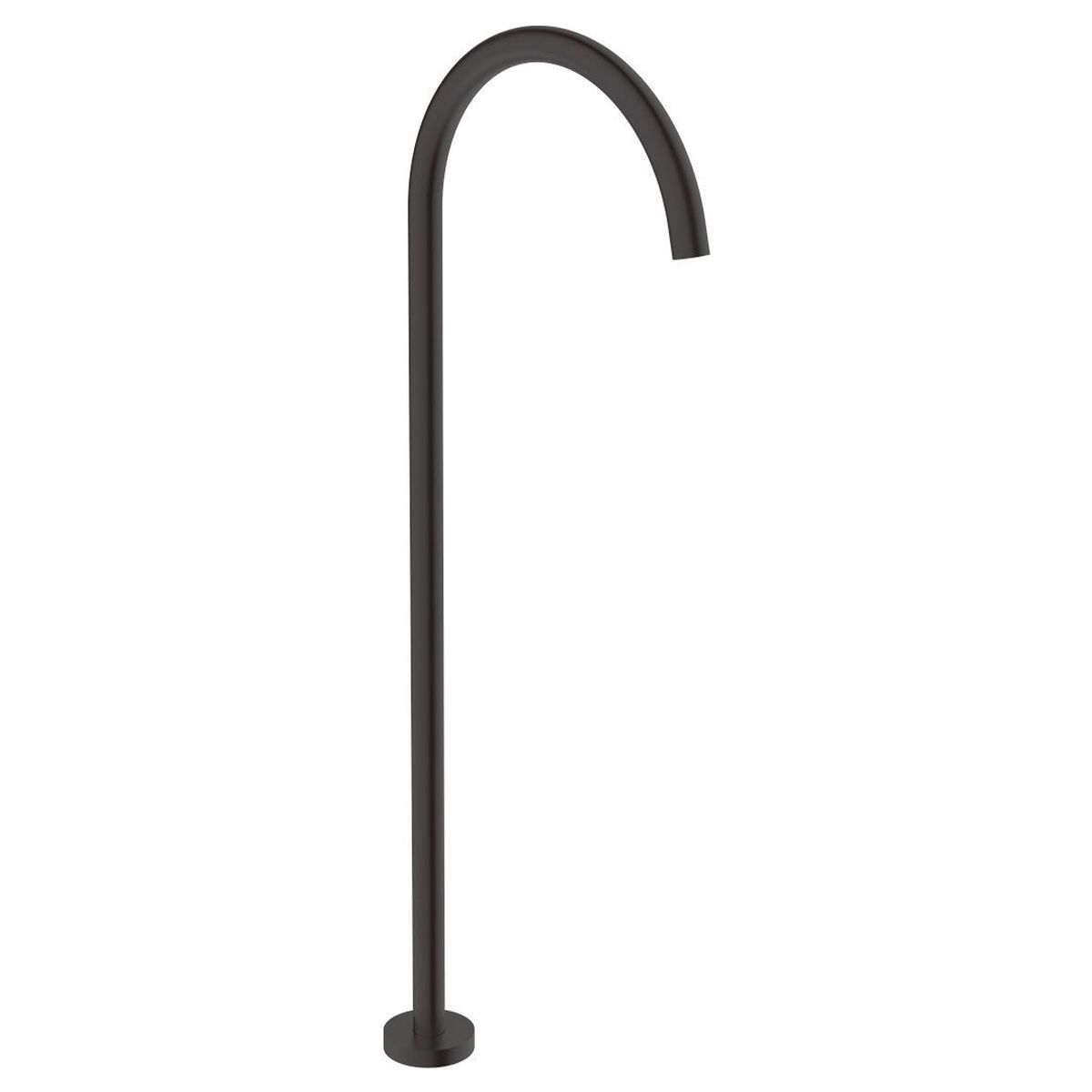 Soul Floor Spout in Matte Black (Electroplated)