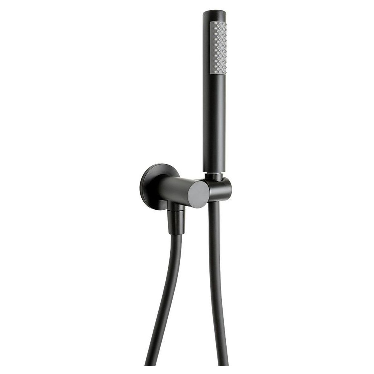 Bloom Hand Shower on Hook in Matte Black (Electroplated)