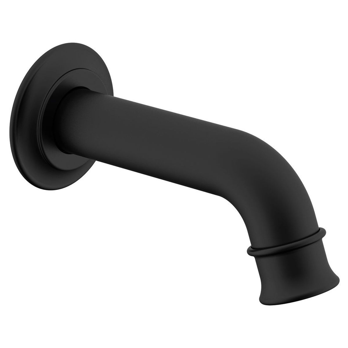 Eternal Mini Wall Spout in Matte Black (Electroplated)