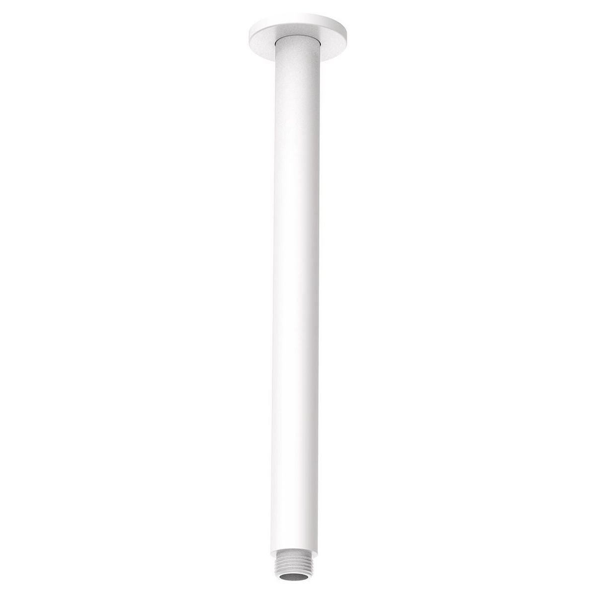 Soul 300mm Shower Dropper in Matte White (Powder Coated)