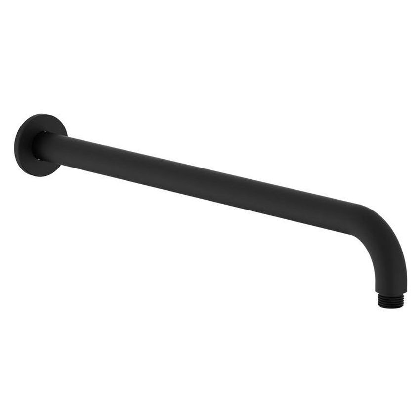 Soul 450mm Shower Arm in Matte Black (Electroplated)