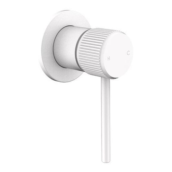 Soul Groove Wall Mixer in Matte White (Powder coated)