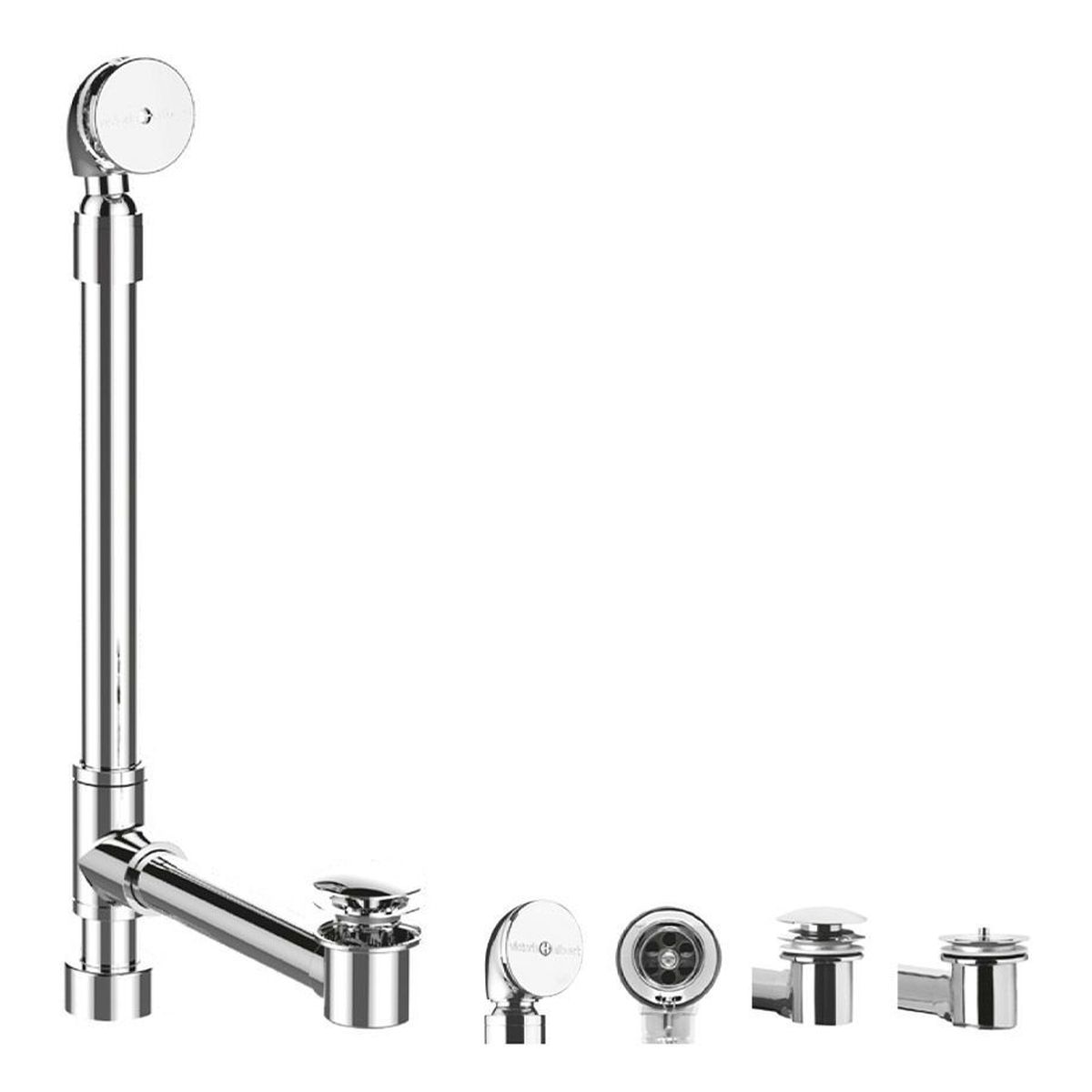 Kit 50 Bath Waste with Overflow, Polished Chrome