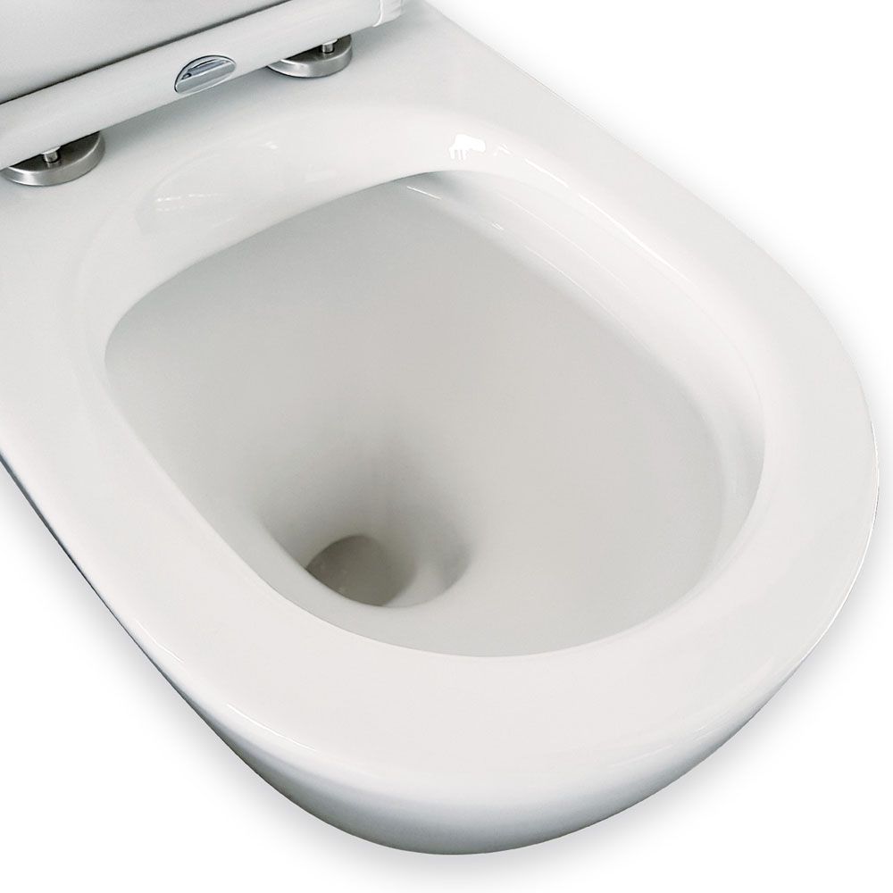 Isabella Back-to-Wall Toilet Suite, Slim Seat