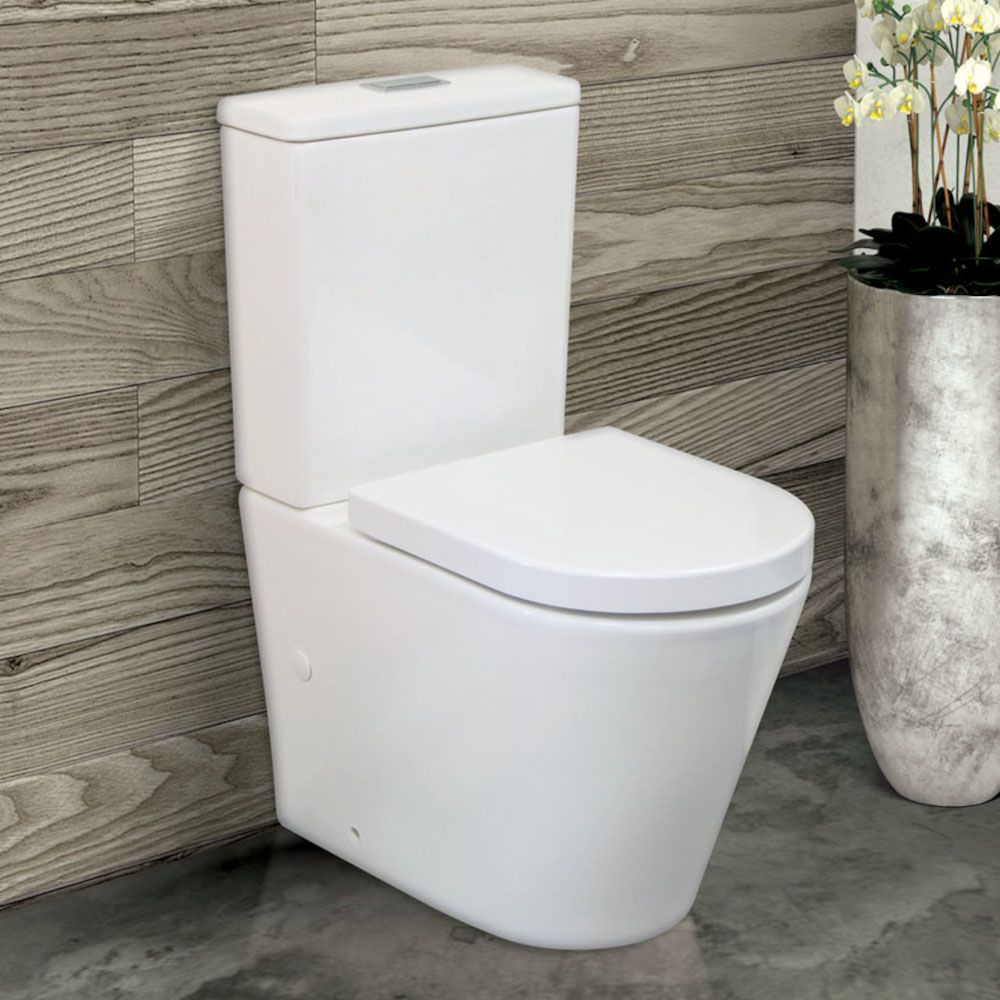 Isabella Back-to-Wall Toilet Suite, S-Trap 90-160